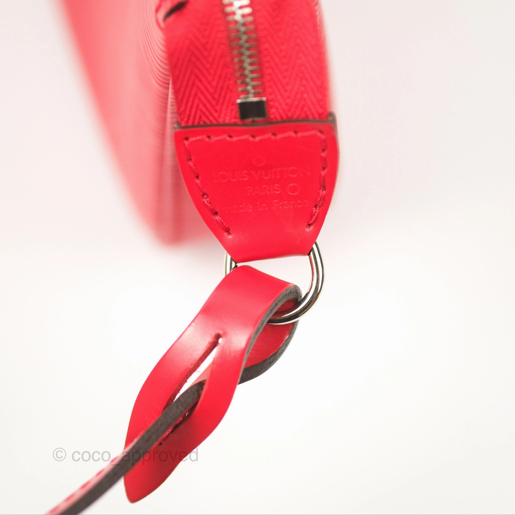 Louis Vuitton Epi Pochette Accessories NM Red