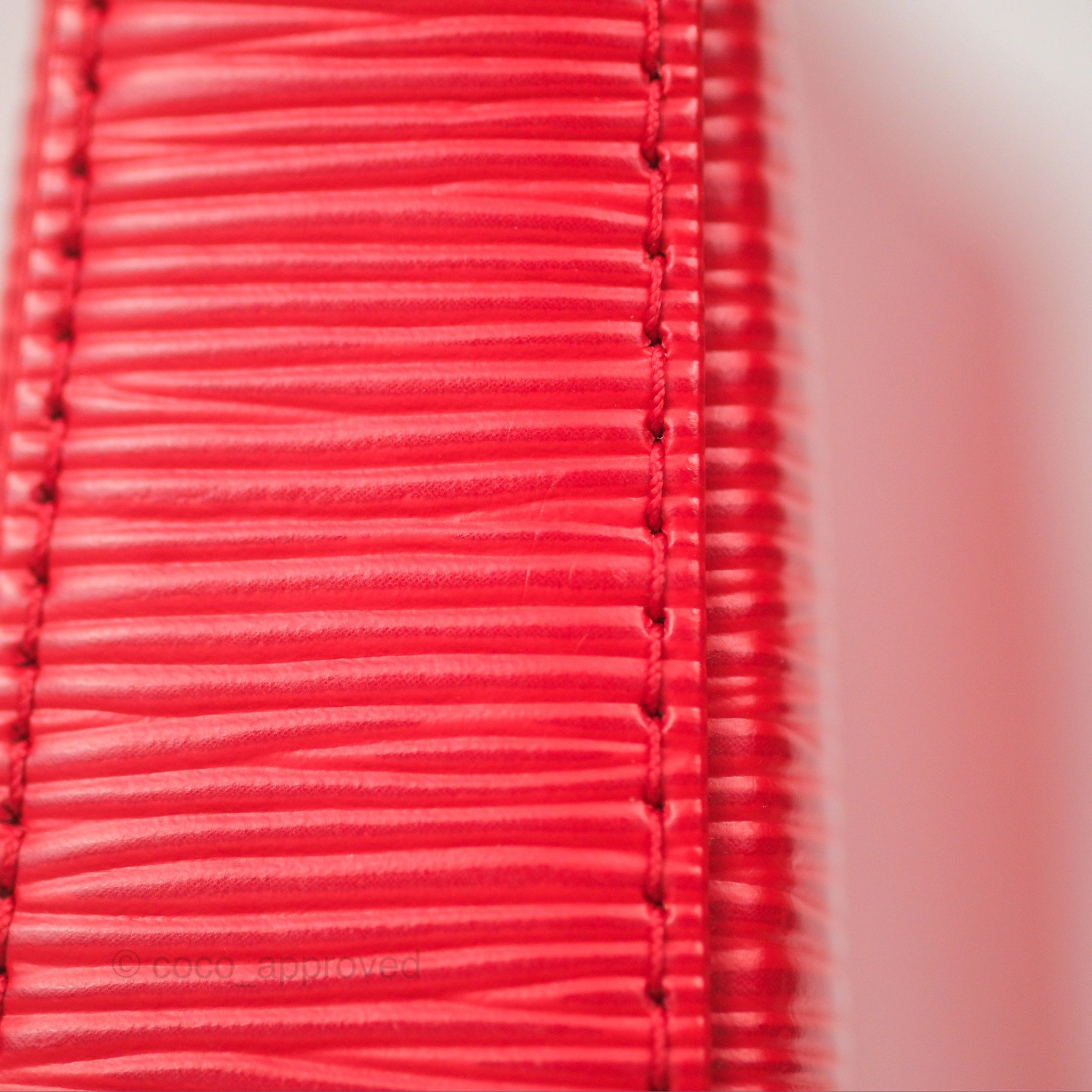 Louis Vuitton Epi Pochette Accessories NM Red