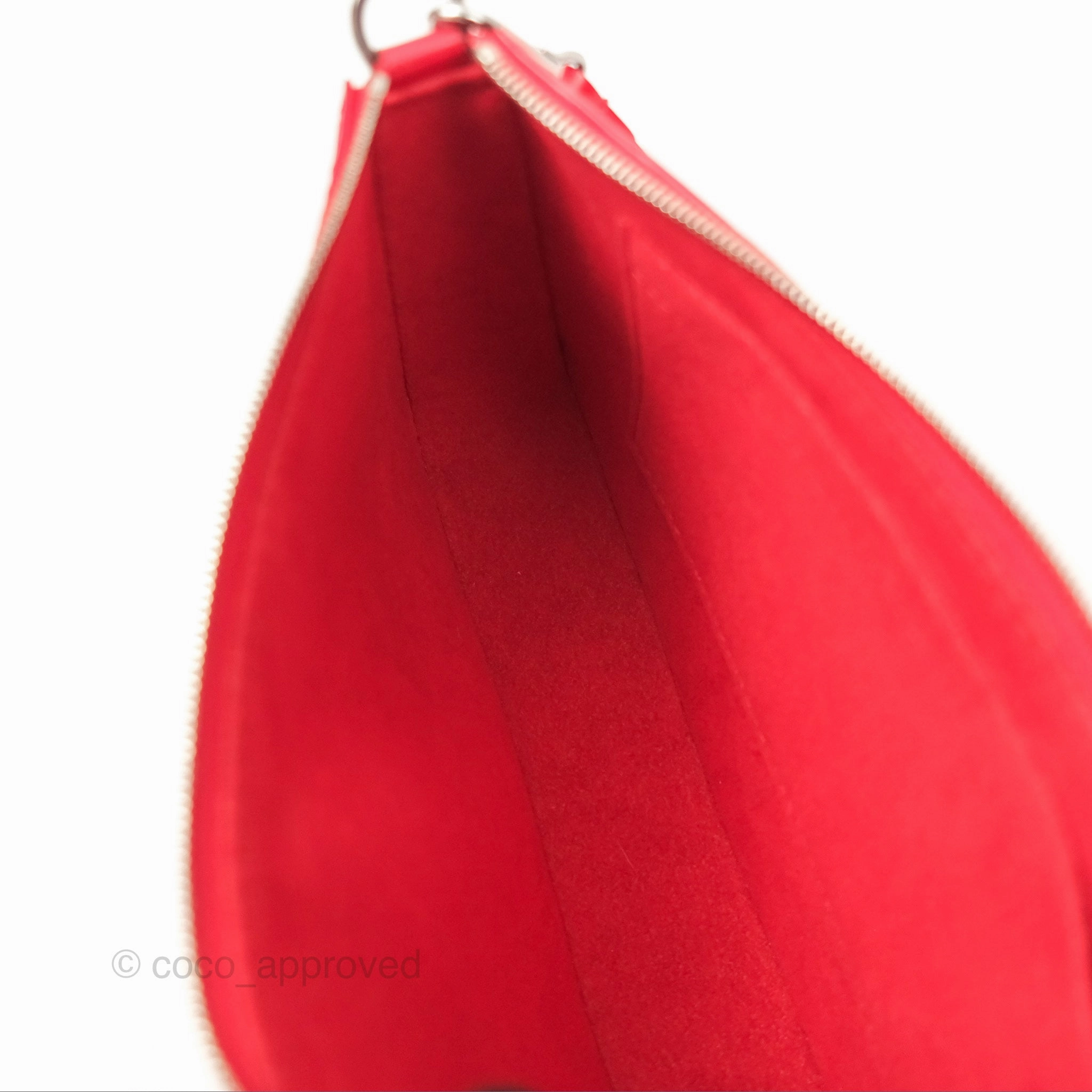 Louis Vuitton Epi Pochette Accessories NM Red