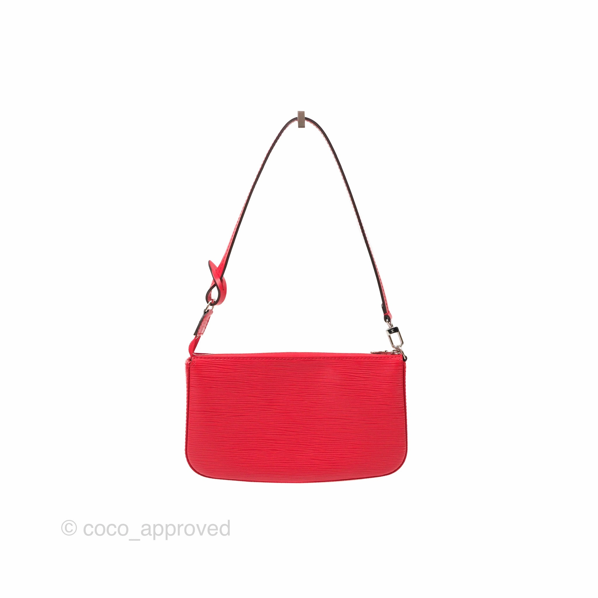 Louis Vuitton Epi Pochette Accessories NM Red