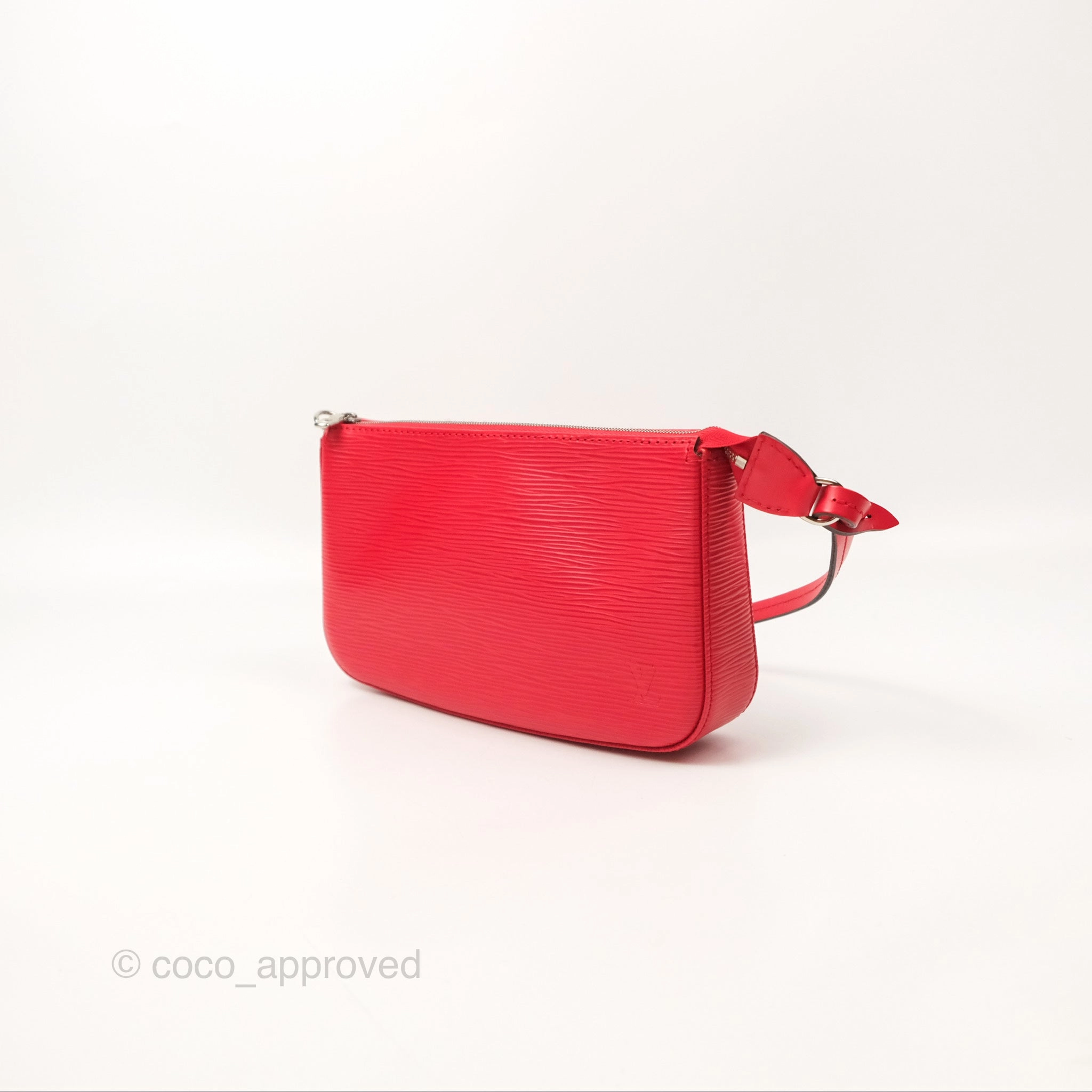 Louis Vuitton Epi Pochette Accessories NM Red