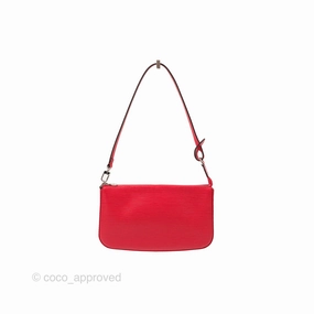 Louis Vuitton Epi Pochette Accessories NM Red