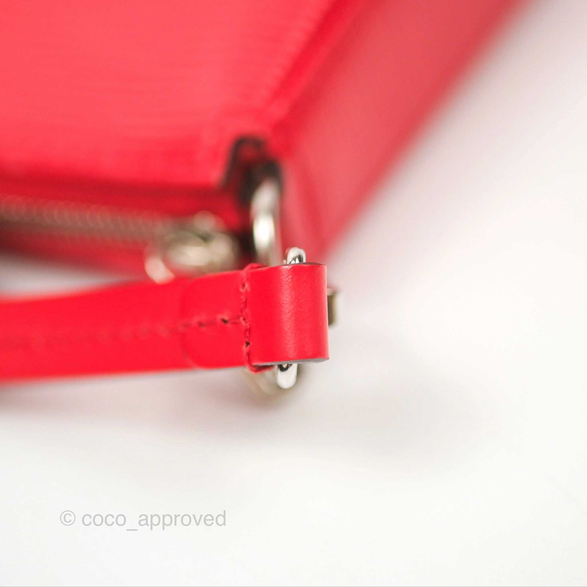 Louis Vuitton Epi Pochette Accessories NM Red