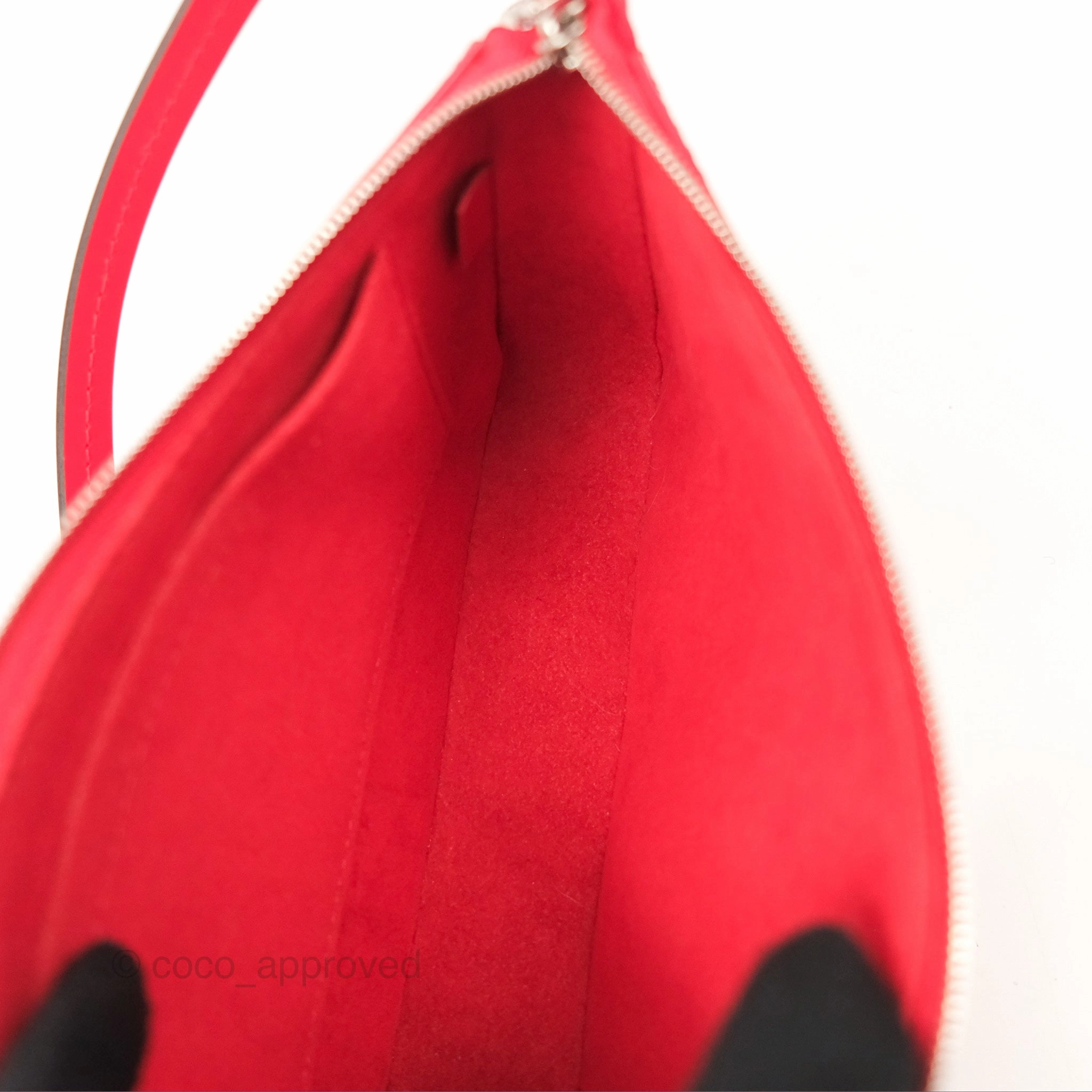 Louis Vuitton Epi Pochette Accessories NM Red