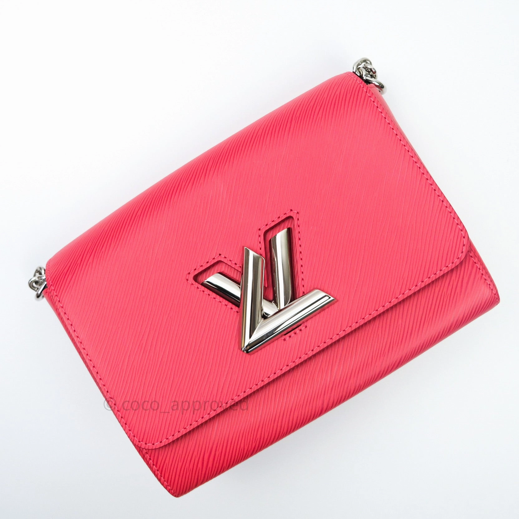 Louis Vuitton Epi Twist Shoulder Bag MM Coquelicot