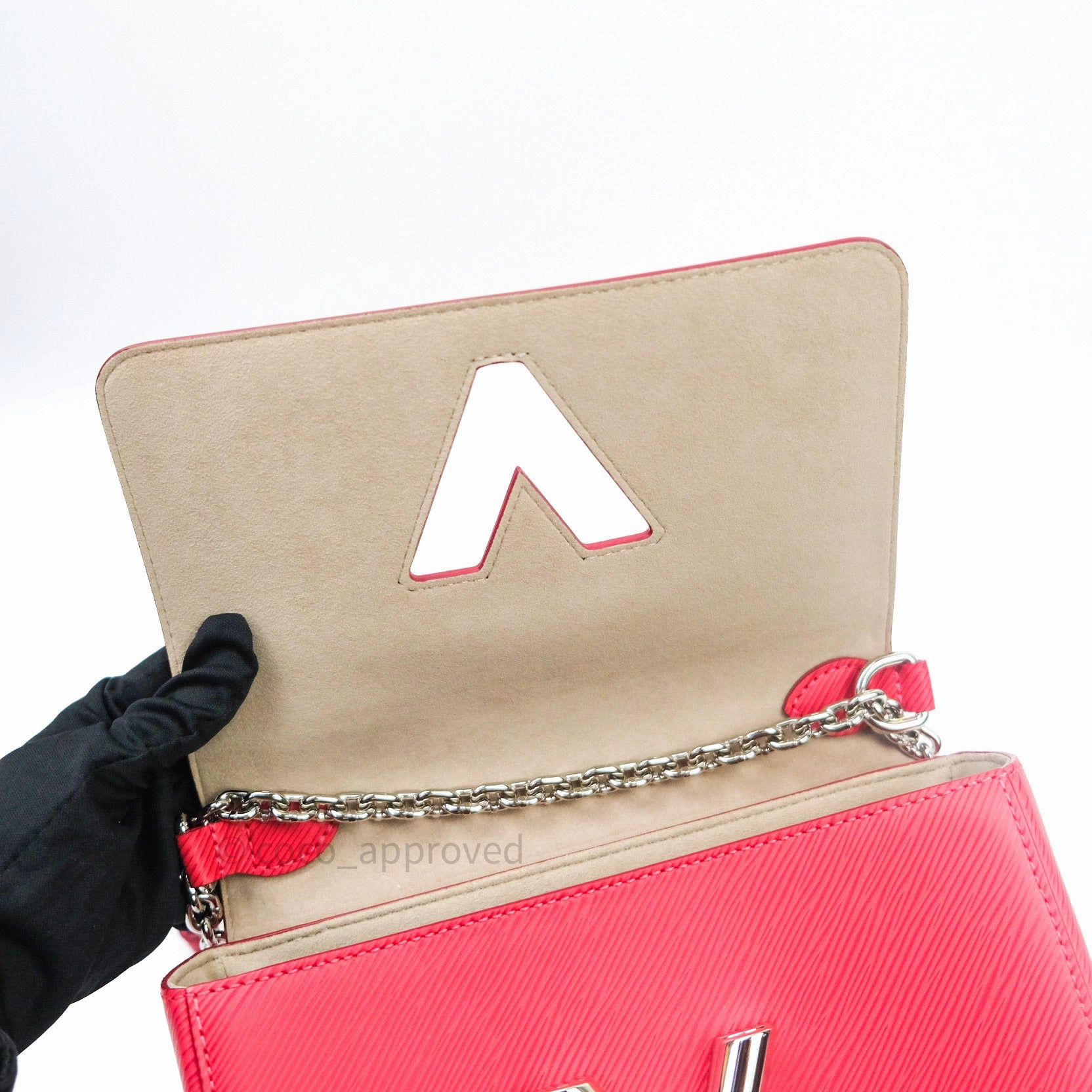 Louis Vuitton Epi Twist Shoulder Bag MM Coquelicot