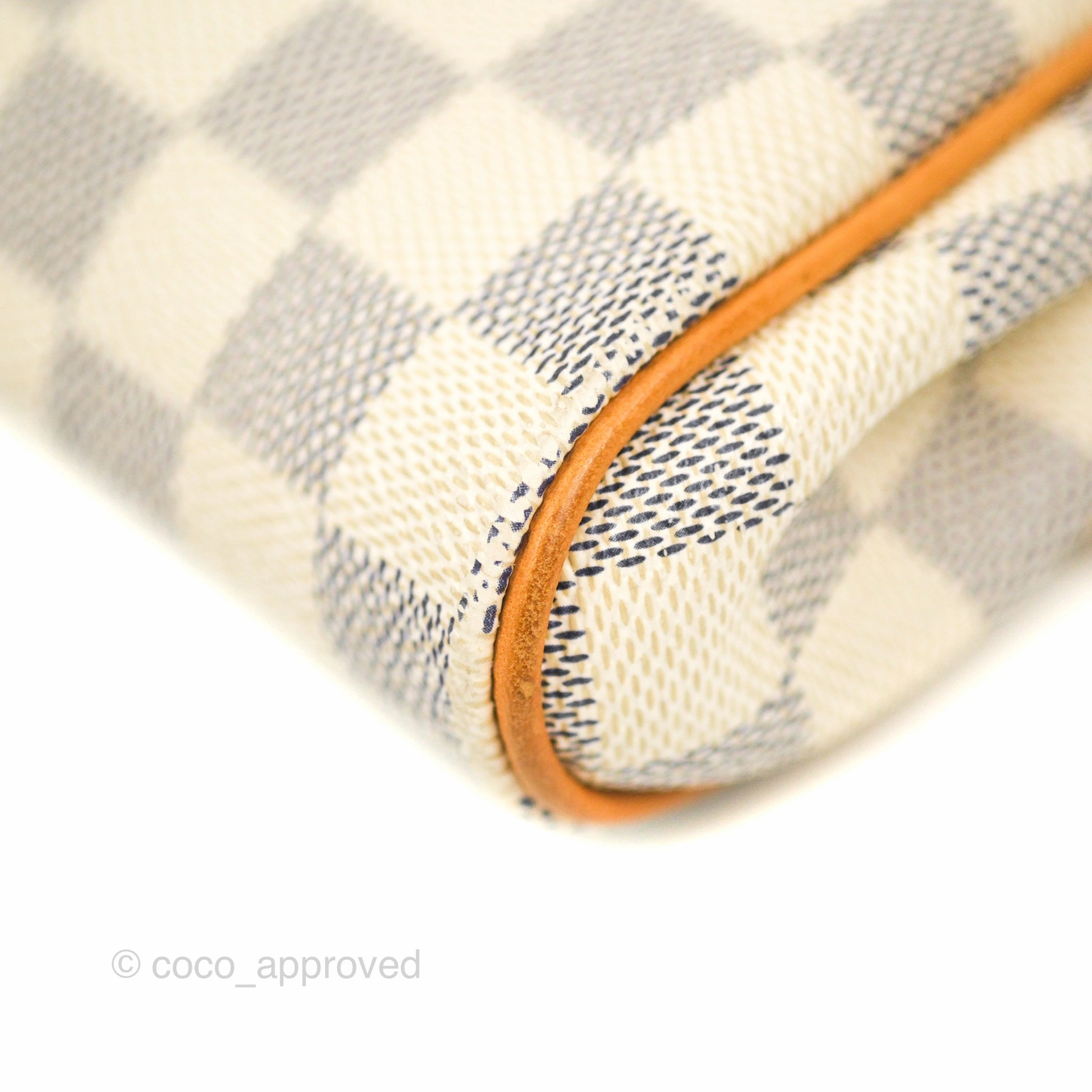 Louis Vuitton Eva Clutch With Strap Damier Azur
