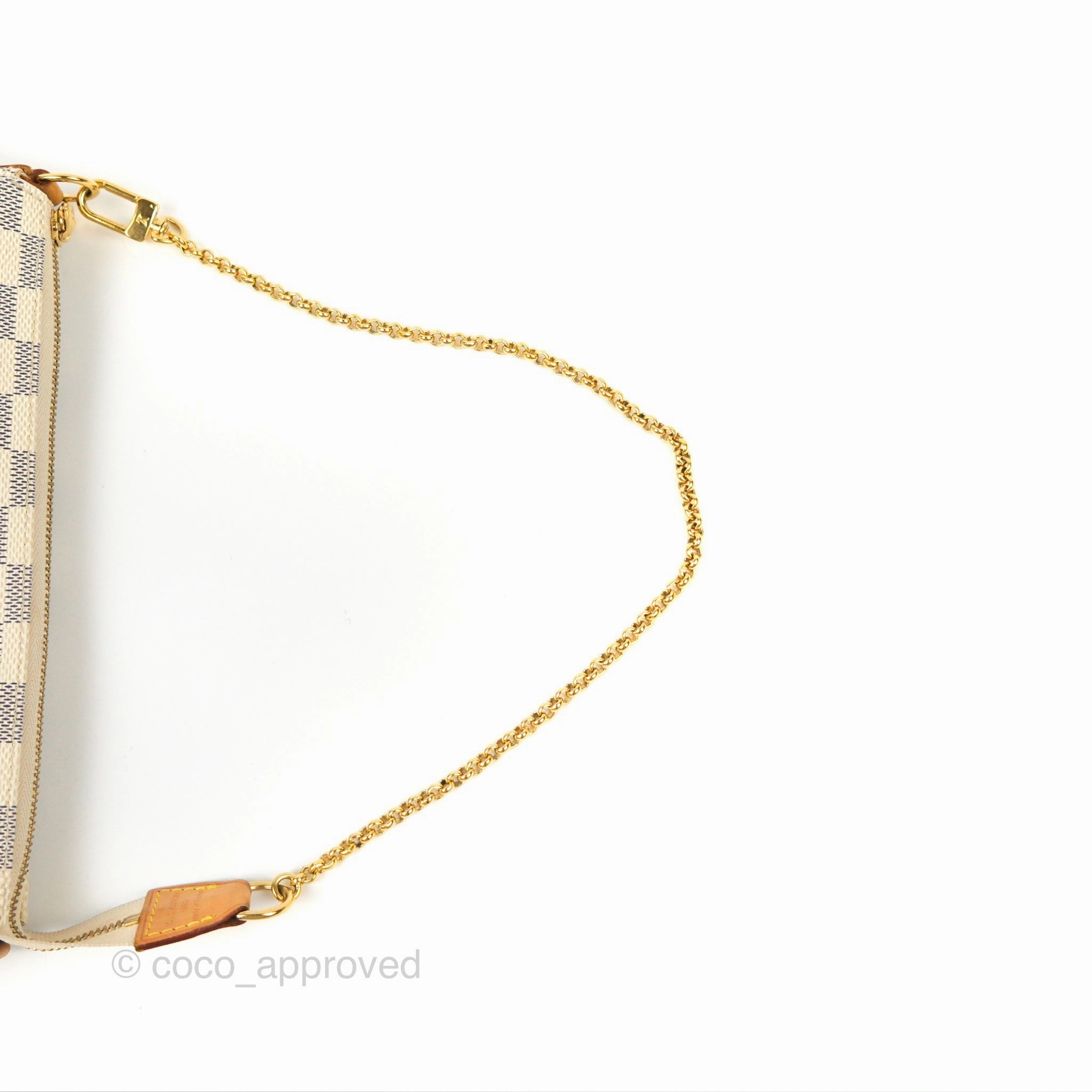 Louis Vuitton Eva Clutch With Strap Damier Azur