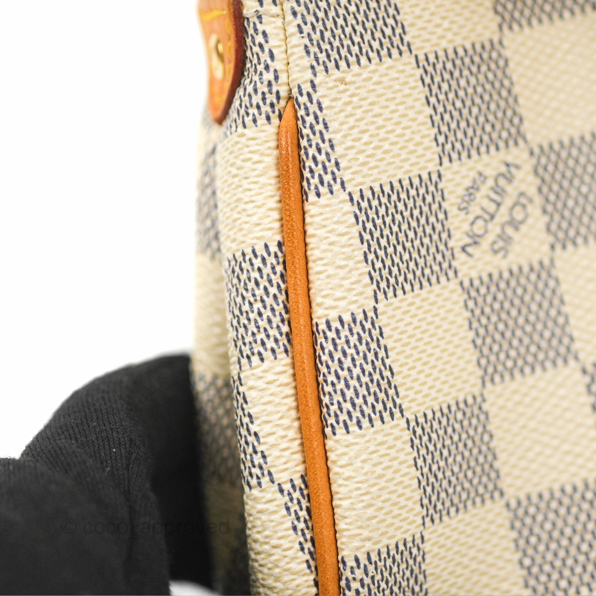 Louis Vuitton Eva Clutch With Strap Damier Azur
