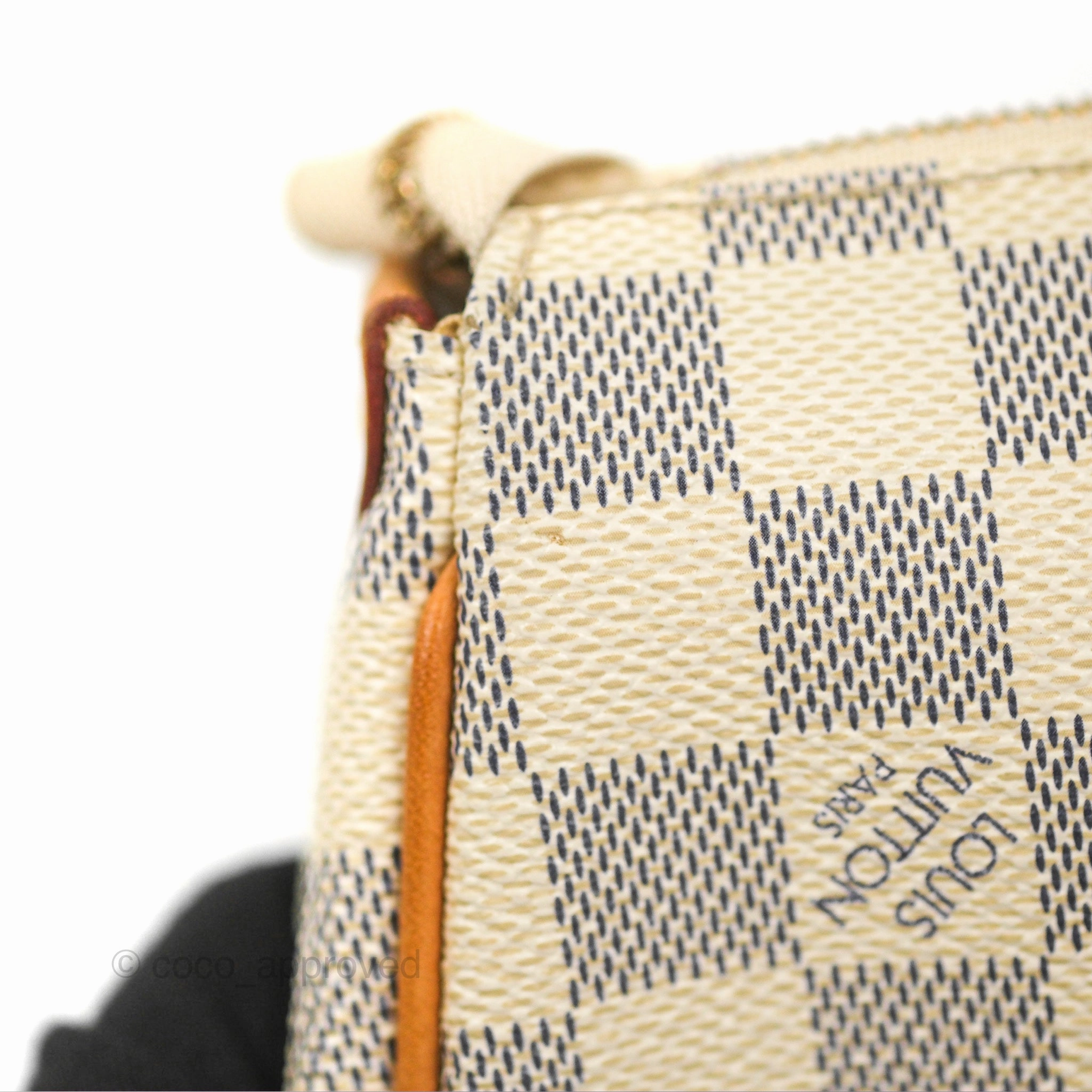 Louis Vuitton Eva Clutch With Strap Damier Azur