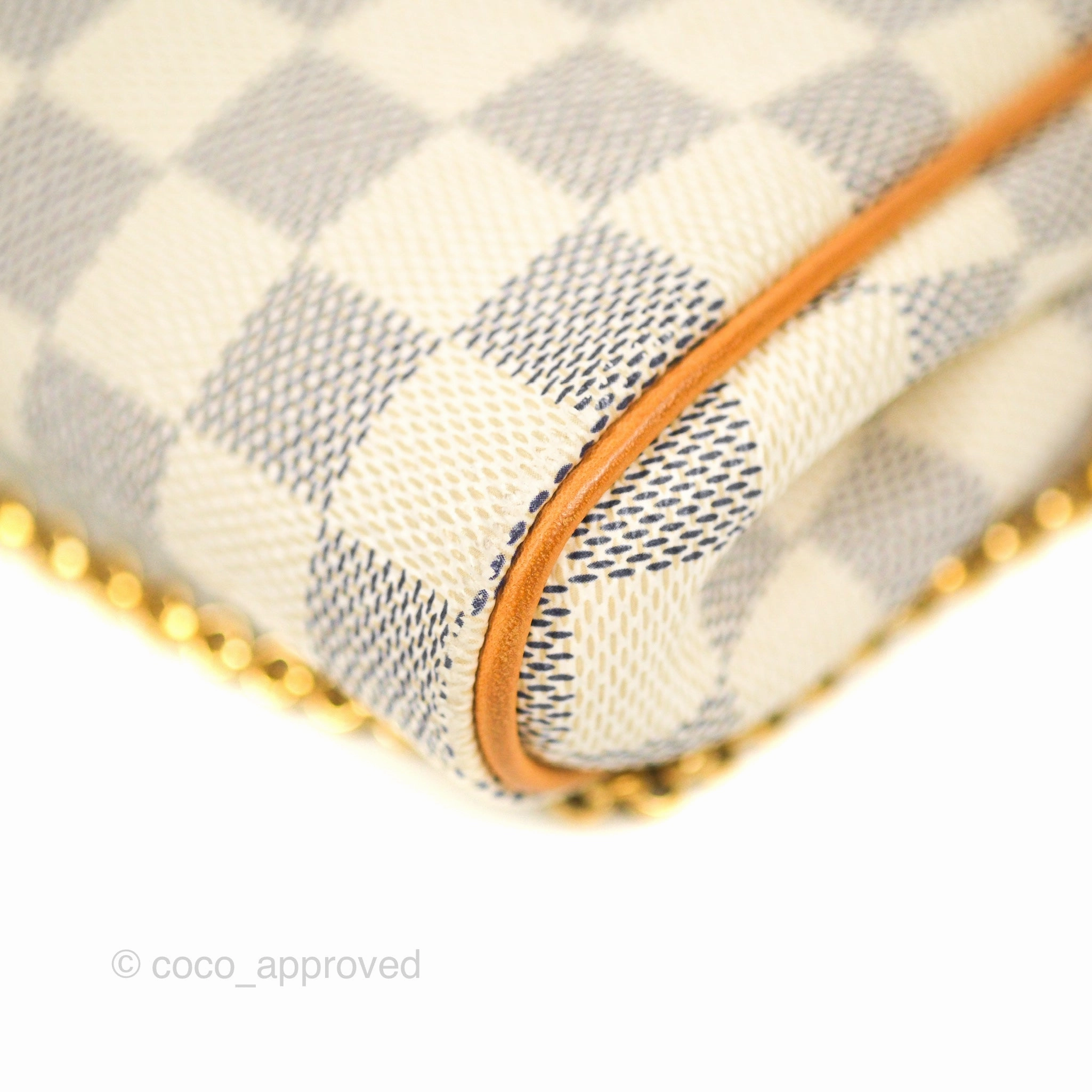 Louis Vuitton Eva Clutch With Strap Damier Azur