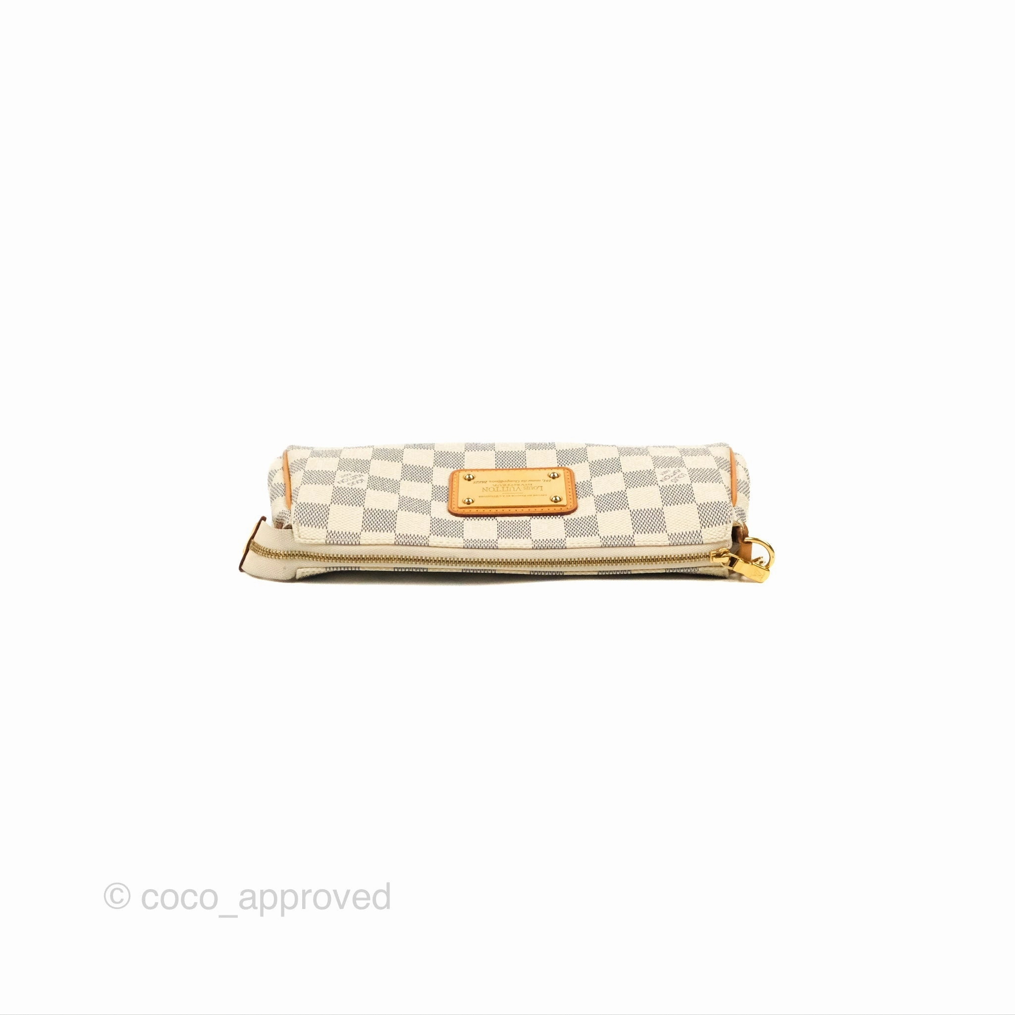 Louis Vuitton Eva Clutch With Strap Damier Azur