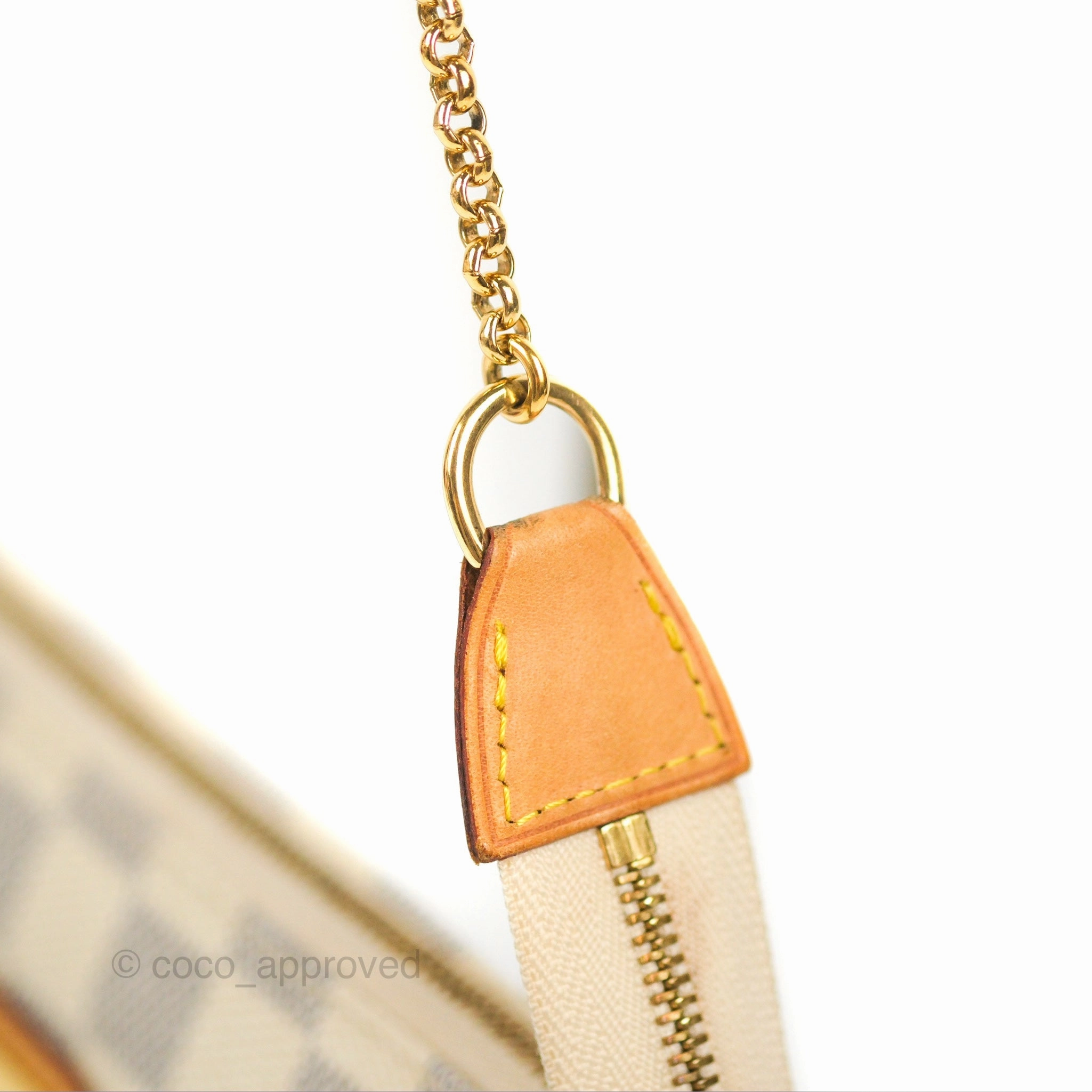 Louis Vuitton Eva Clutch With Strap Damier Azur