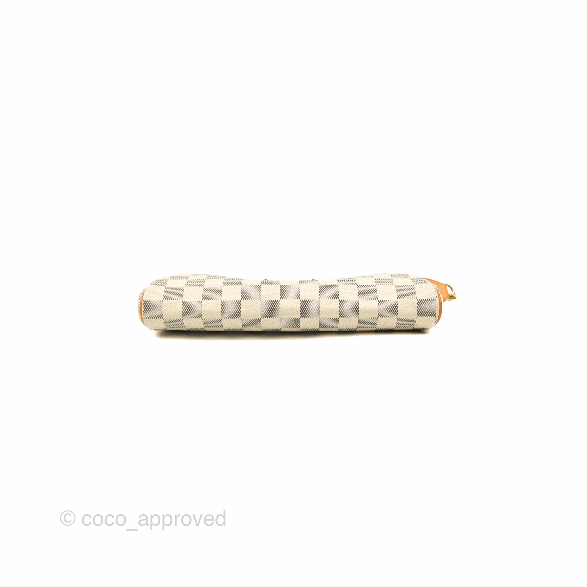 Louis Vuitton Eva Clutch With Strap Damier Azur