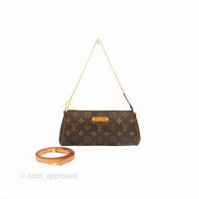 Louis Vuitton Eva Shoulder Bag Monogram Coated Canvas