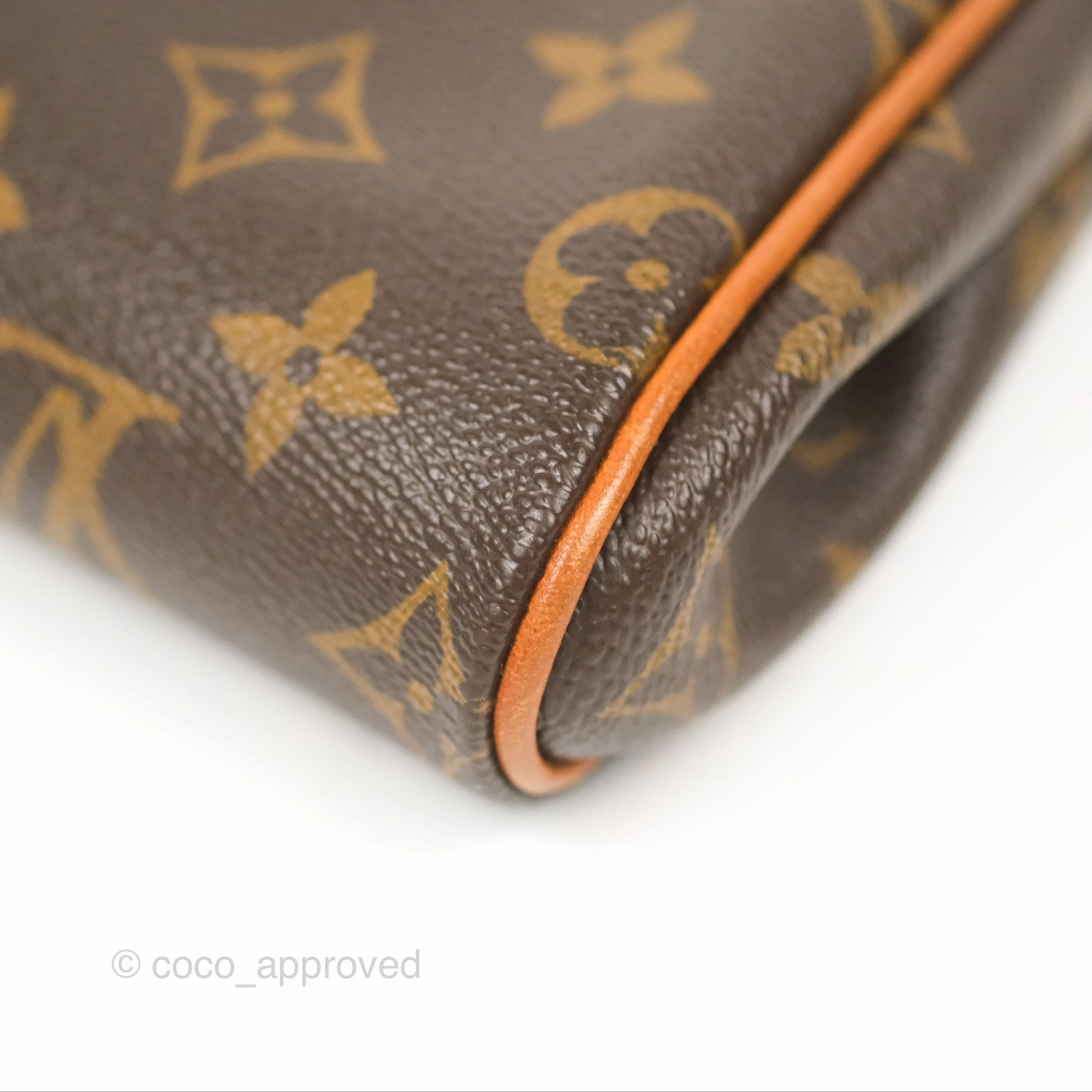 Louis Vuitton Eva Shoulder Bag Monogram Coated Canvas