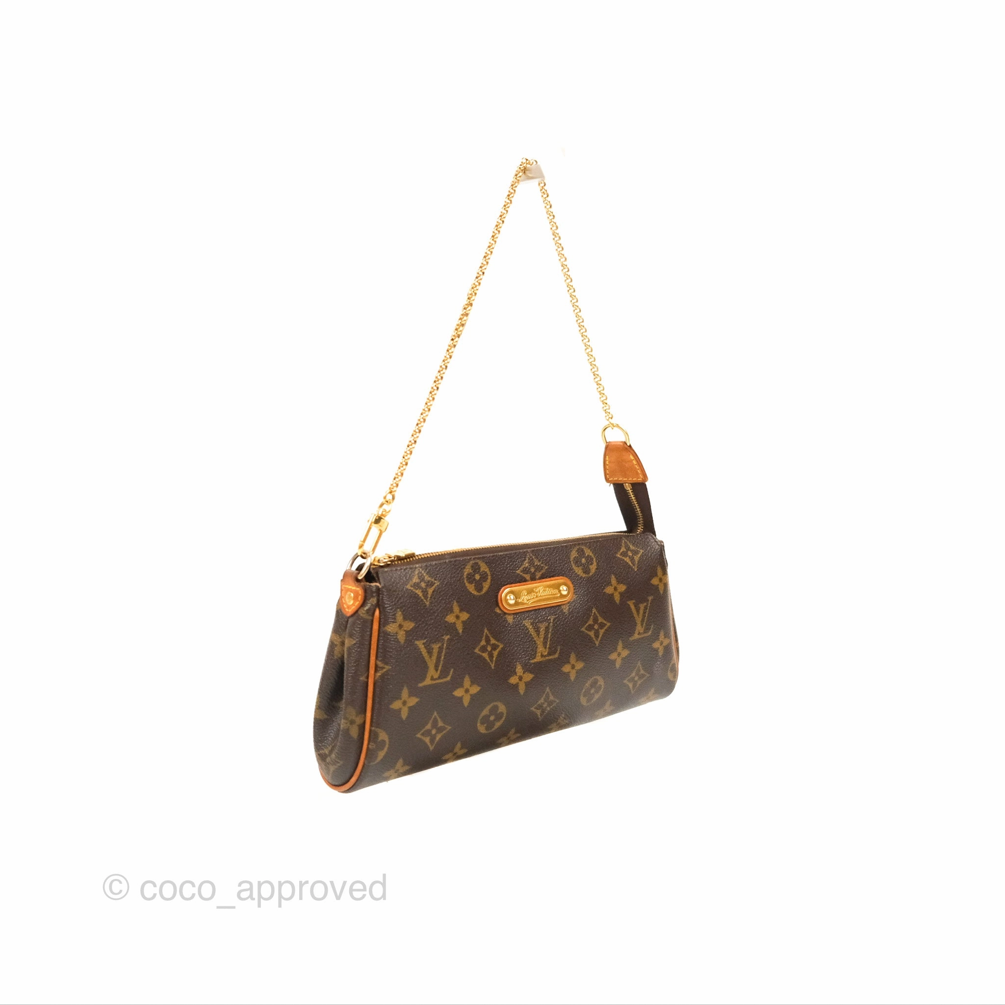 Louis Vuitton Eva Shoulder Bag Monogram Coated Canvas