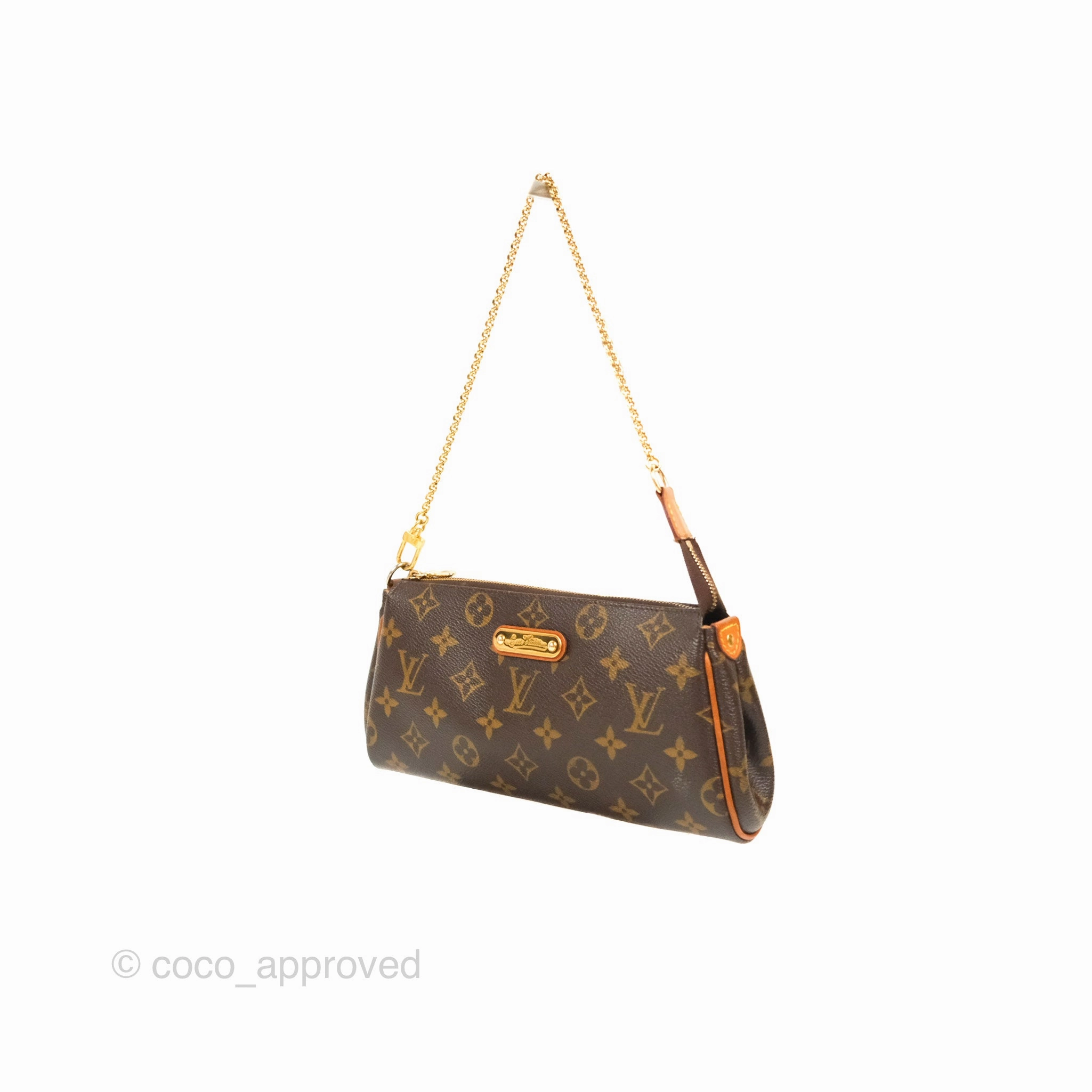 Louis Vuitton Eva Shoulder Bag Monogram Coated Canvas