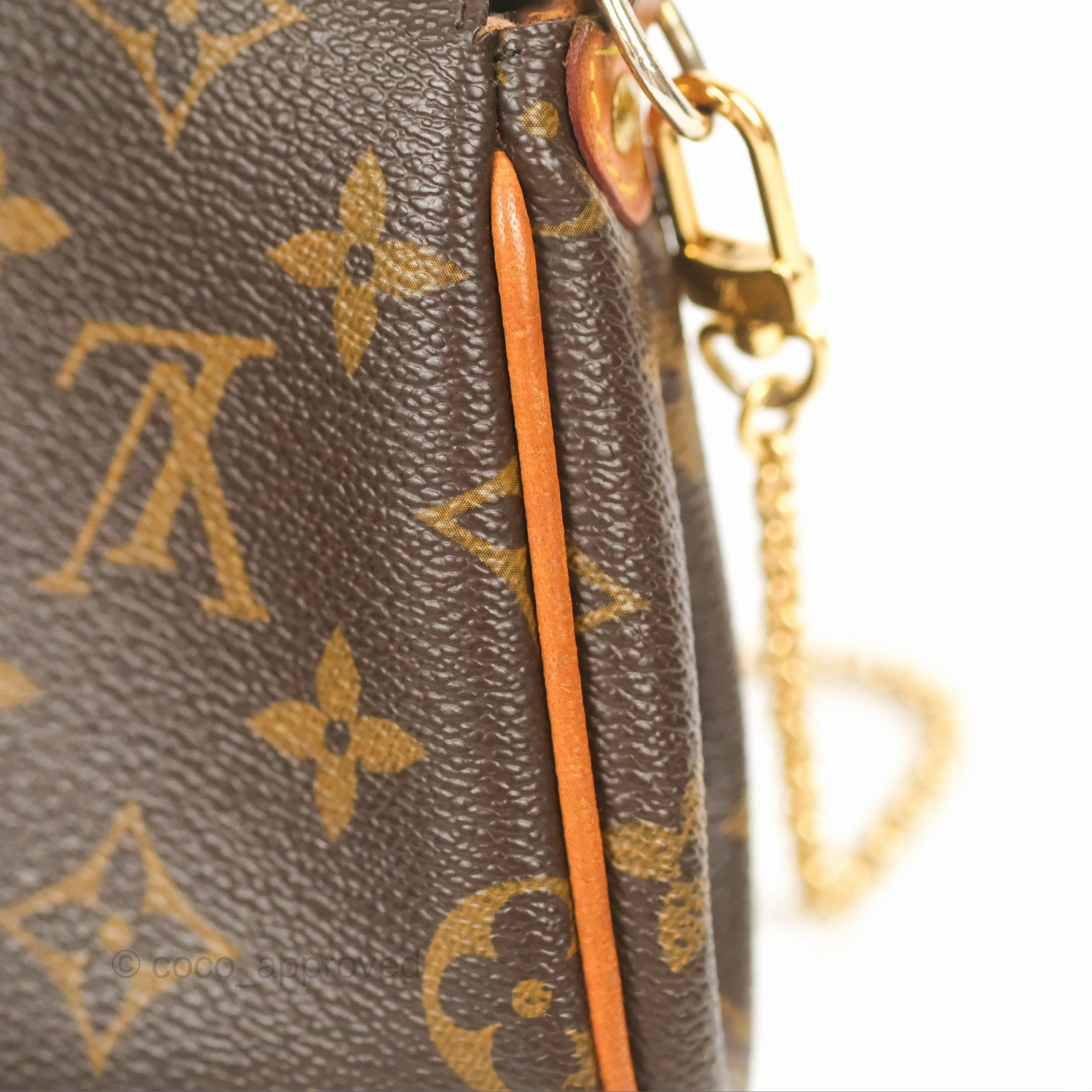 Louis Vuitton Eva Shoulder Bag Monogram Coated Canvas