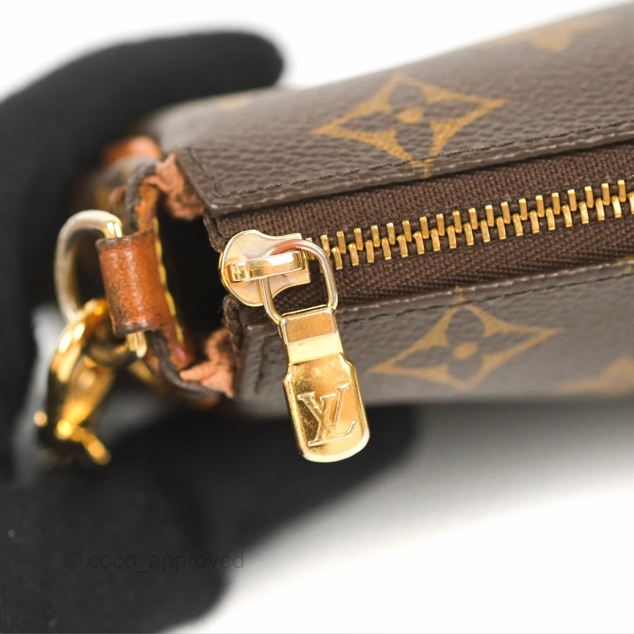 Louis Vuitton Eva Shoulder Bag Monogram Coated Canvas