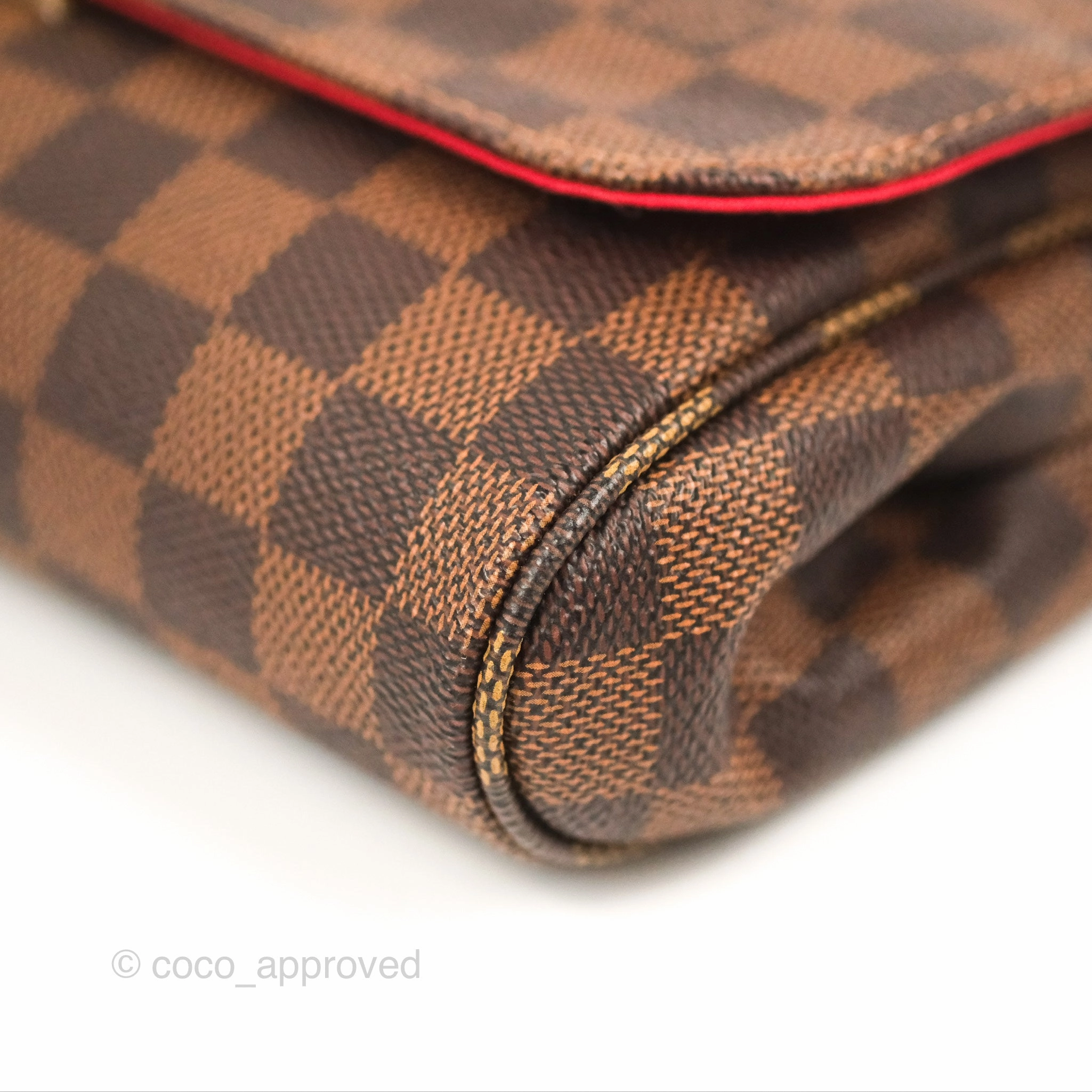Louis Vuitton Favourite MM Flap Bag Damier Ebene