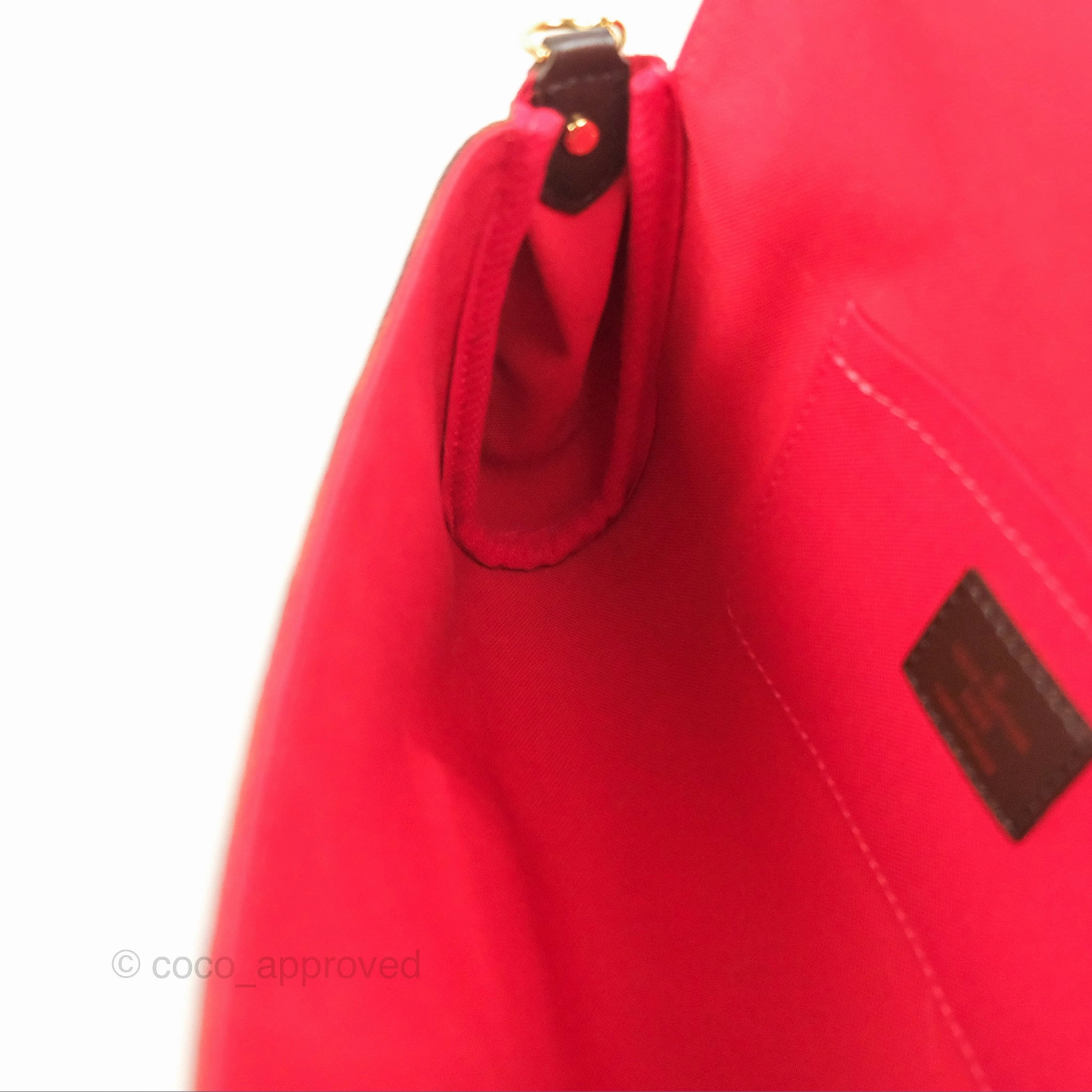 Louis Vuitton Favourite MM Flap Bag Damier Ebene