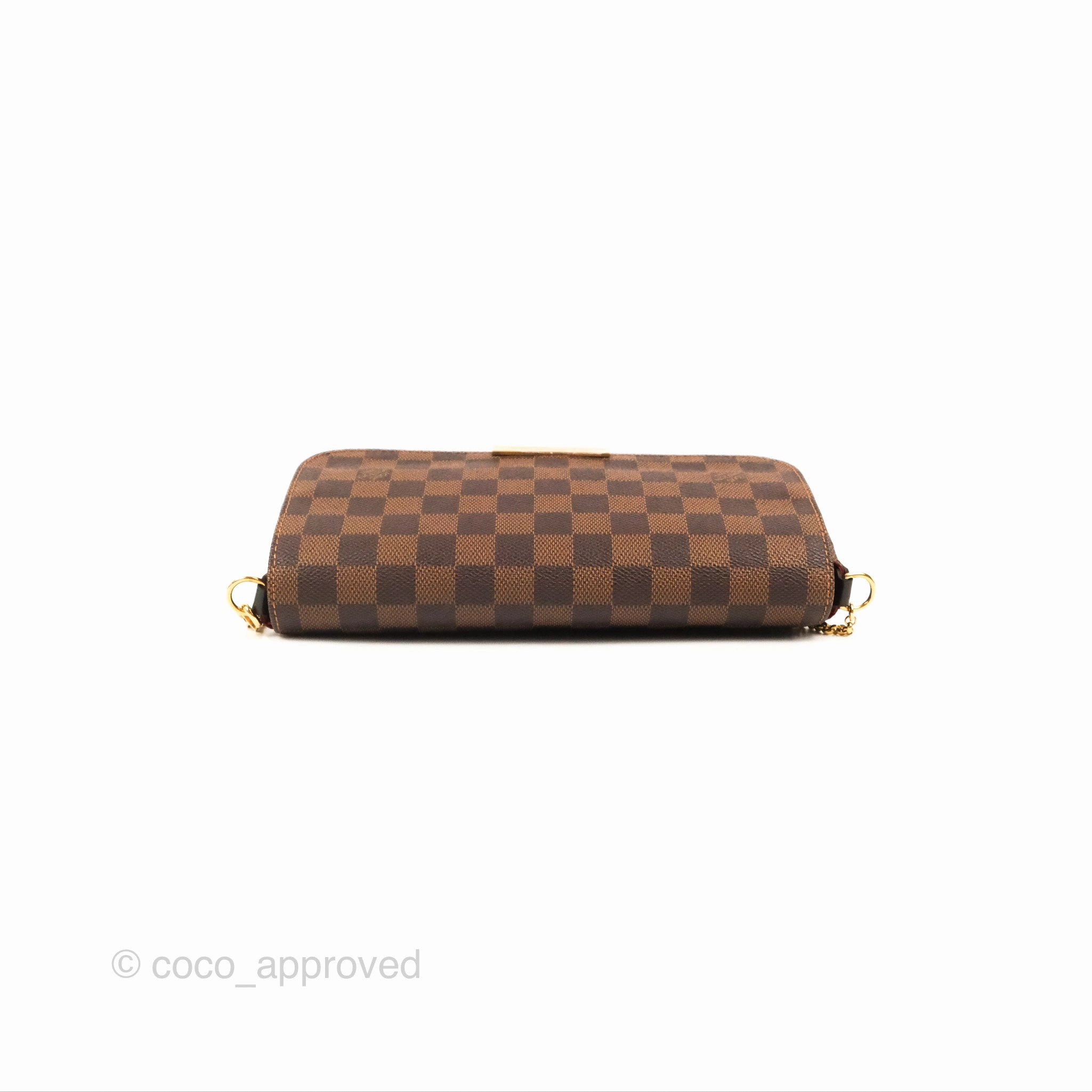Louis Vuitton Favourite MM Flap Bag Damier Ebene