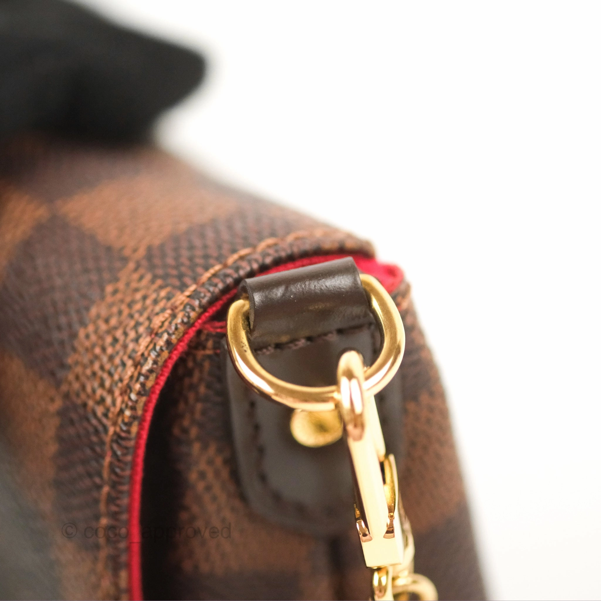 Louis Vuitton Favourite MM Flap Bag Damier Ebene