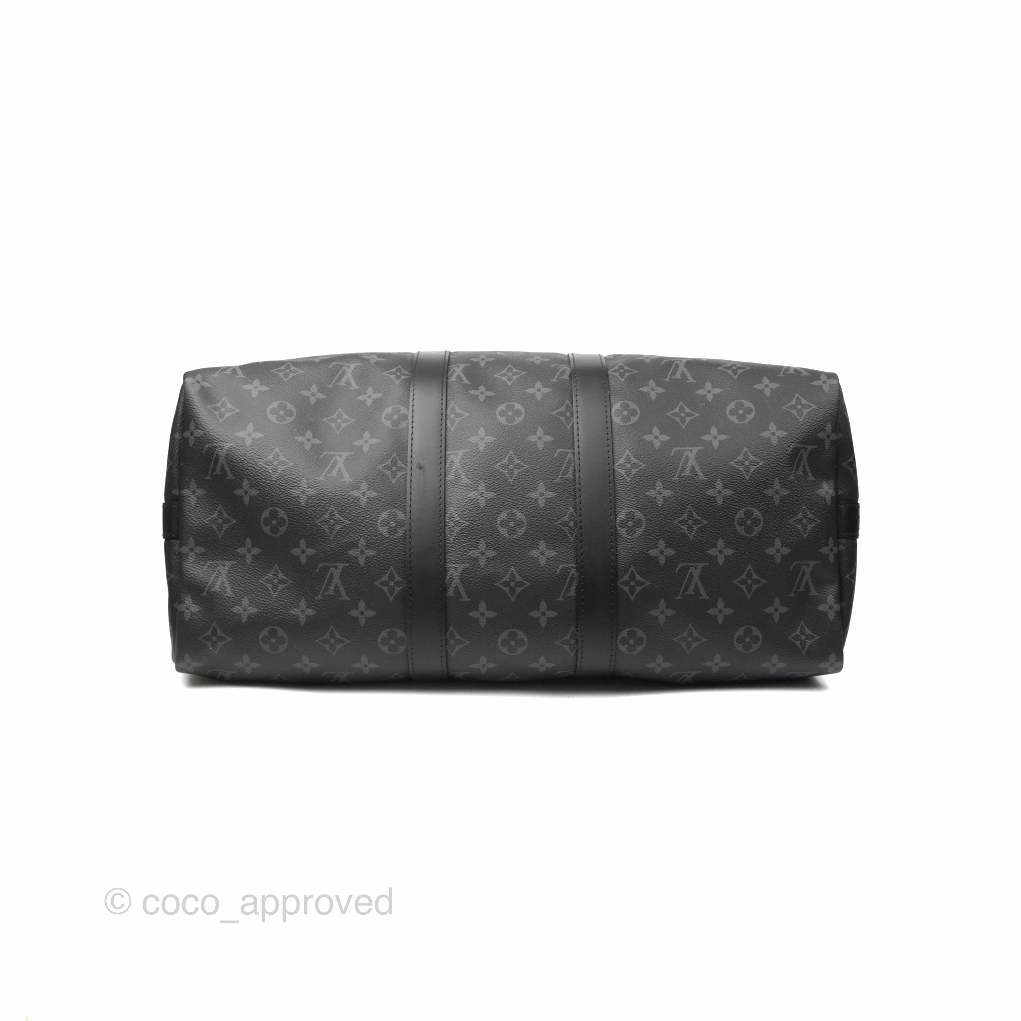 Louis Vuitton Keepall Bandoulire 45 Duffle Bag Monogram Eclipse Canvas