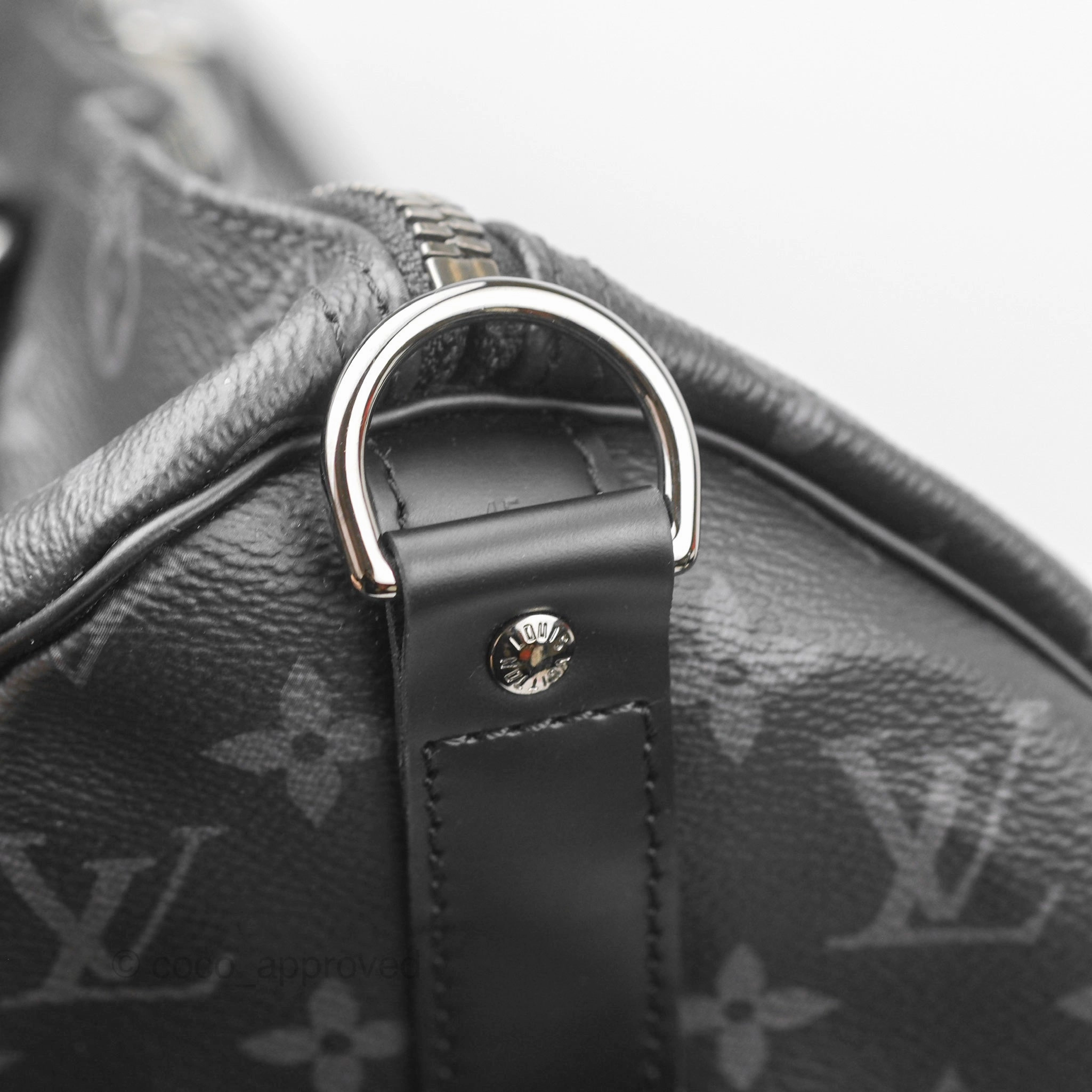 Louis Vuitton Keepall Bandoulire 45 Duffle Bag Monogram Eclipse Canvas