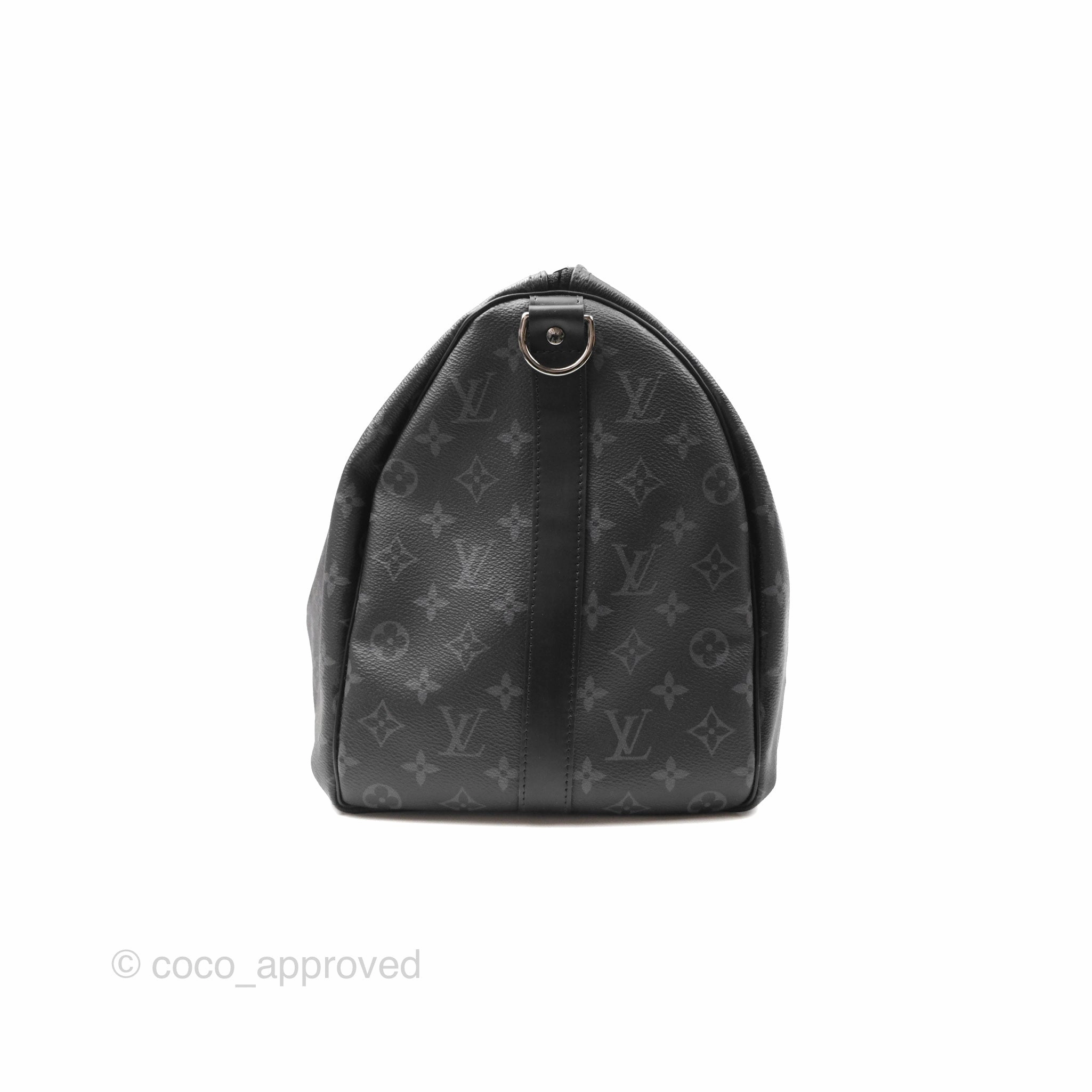 Louis Vuitton Keepall Bandoulire 45 Duffle Bag Monogram Eclipse Canvas