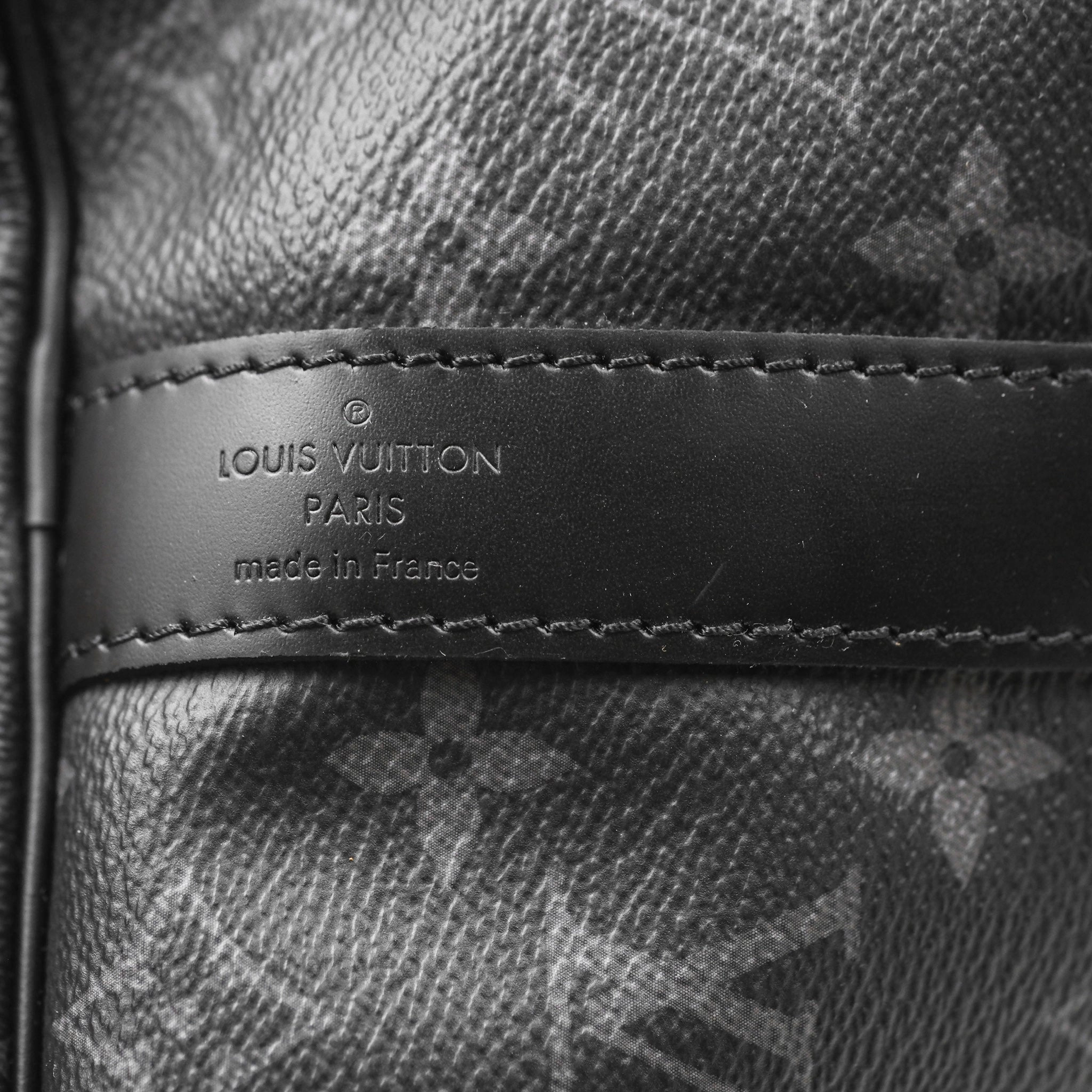 Louis Vuitton Keepall Bandoulire 45 Duffle Bag Monogram Eclipse Canvas