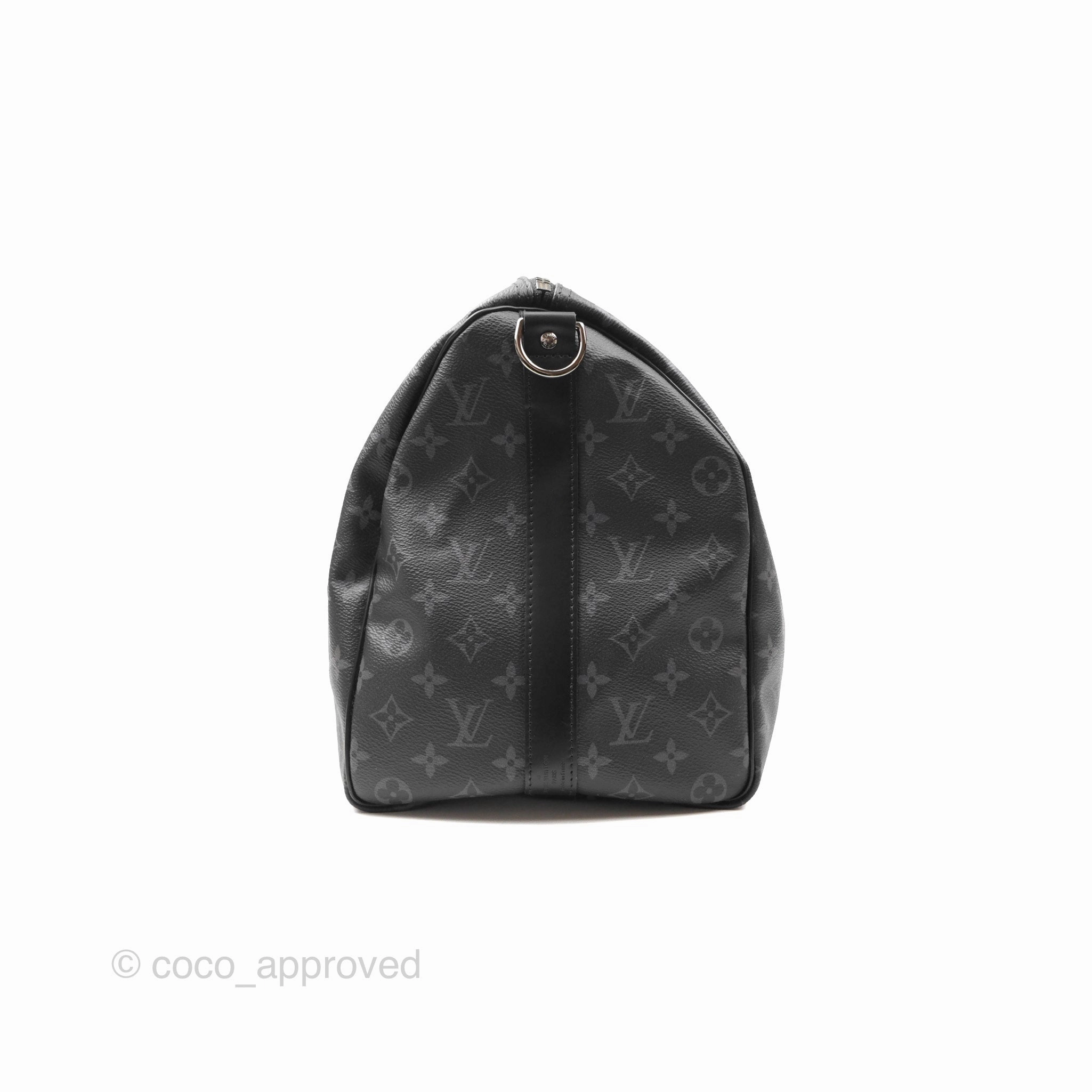 Louis Vuitton Keepall Bandoulire 45 Duffle Bag Monogram Eclipse Canvas