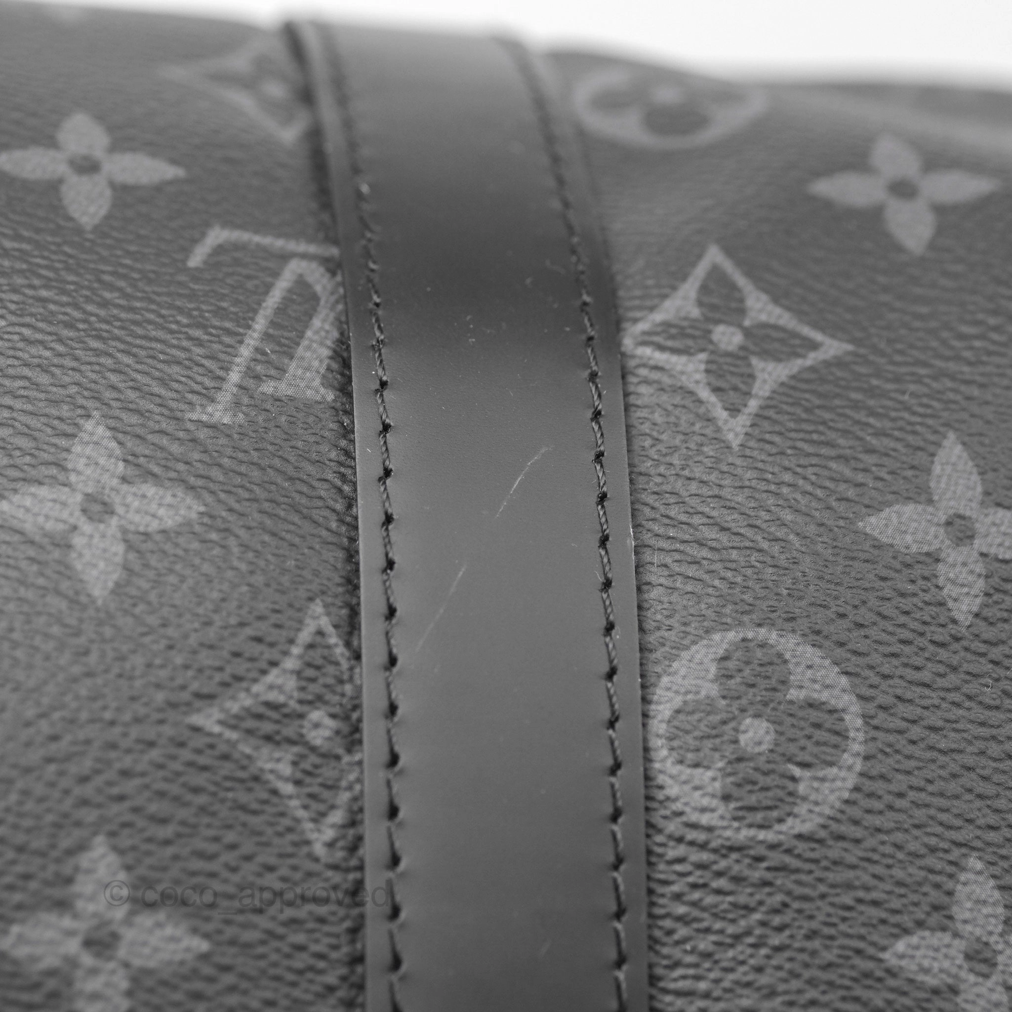 Louis Vuitton Keepall Bandoulire 45 Duffle Bag Monogram Eclipse Canvas