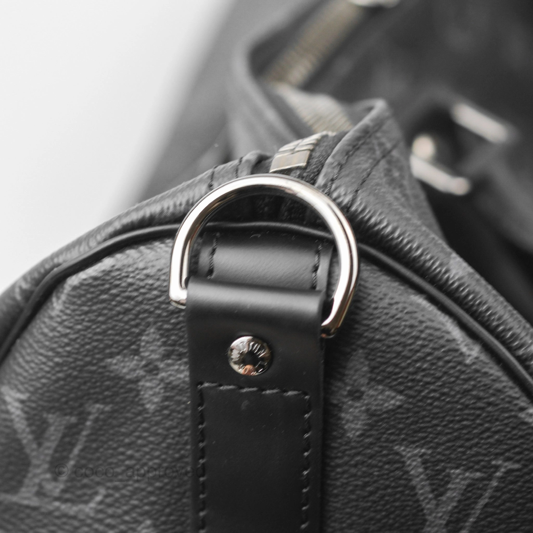 Louis Vuitton Keepall Bandoulire 45 Duffle Bag Monogram Eclipse Canvas
