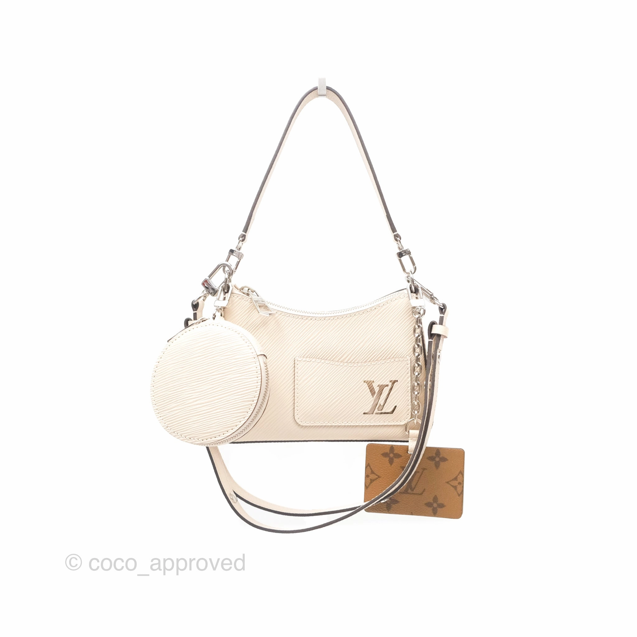 Louis Vuitton Marellini Quartz Silver Hardware