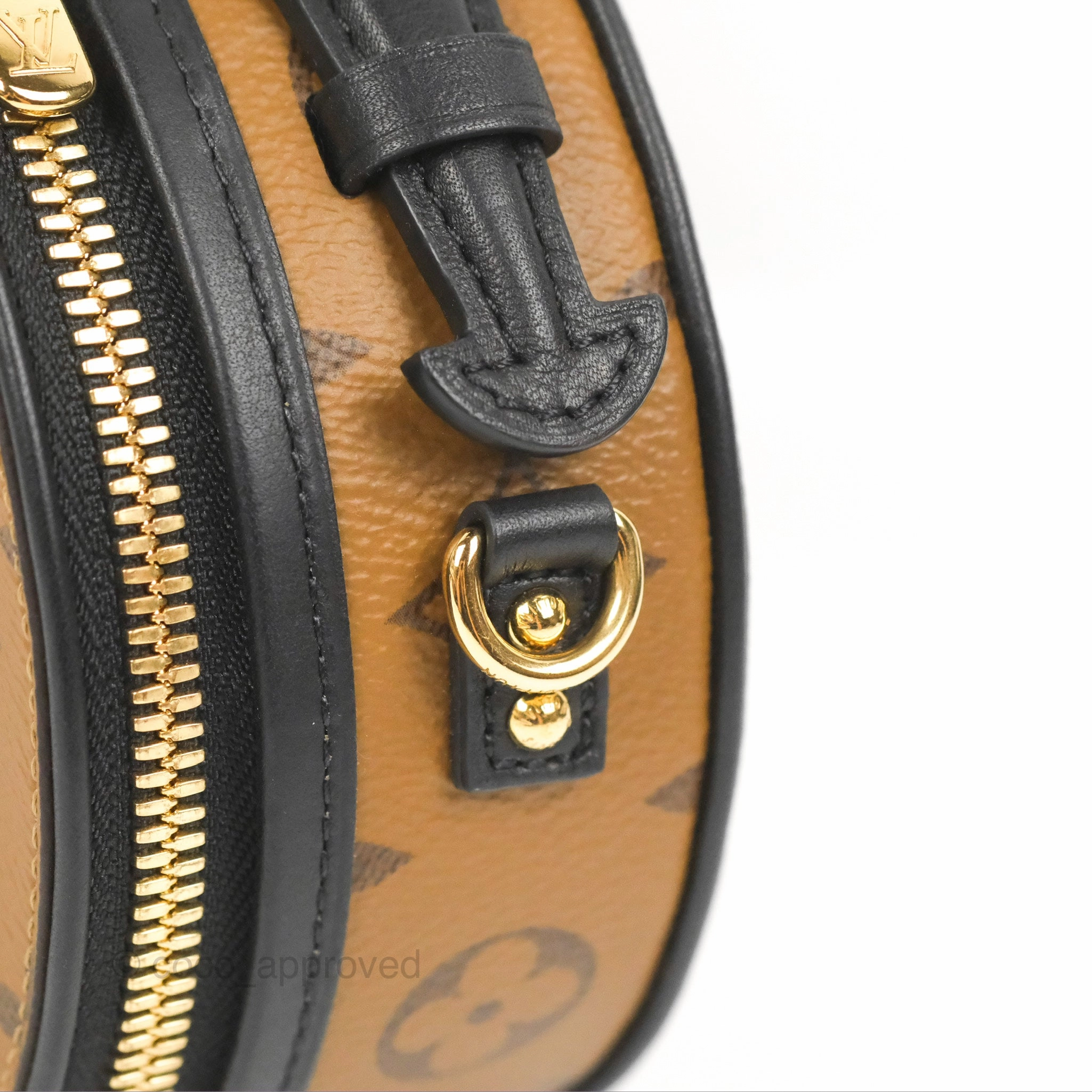 Louis Vuitton Mini Bote Chapeau Monogram Reverse Canvas Black