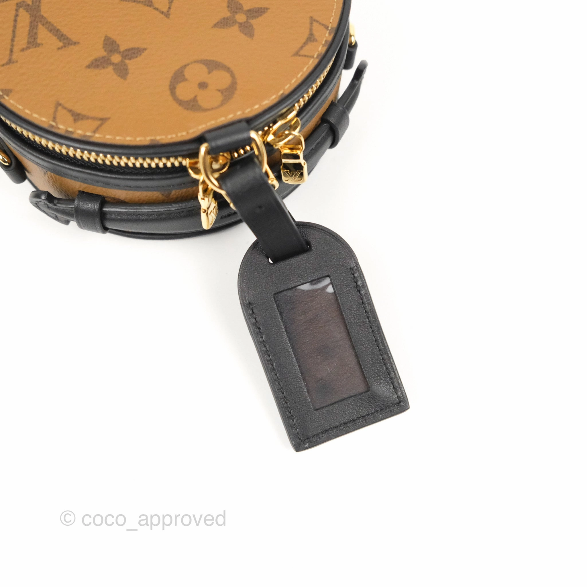 Louis Vuitton Mini Bote Chapeau Monogram Reverse Canvas Black