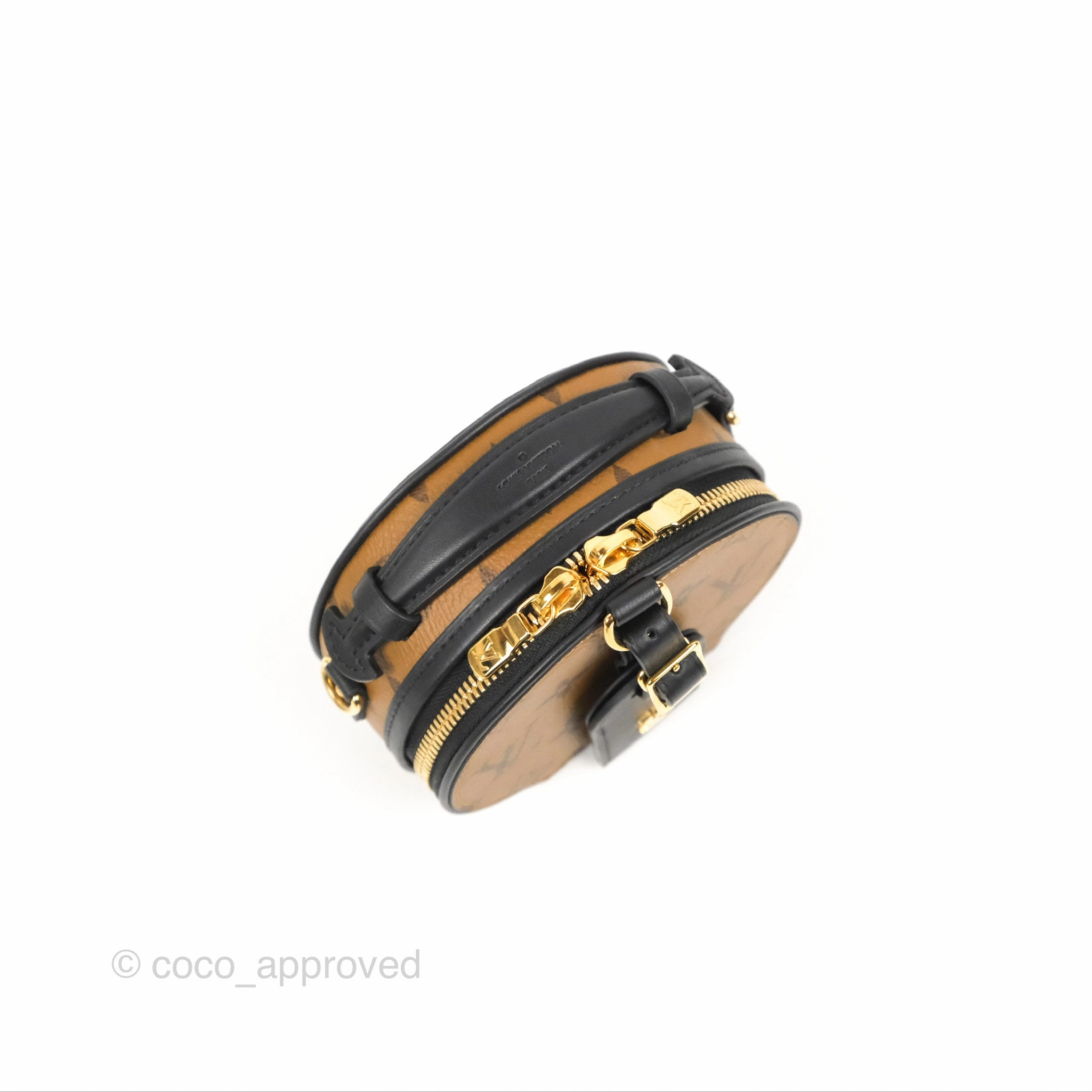 Louis Vuitton Mini Bote Chapeau Monogram Reverse Canvas Black