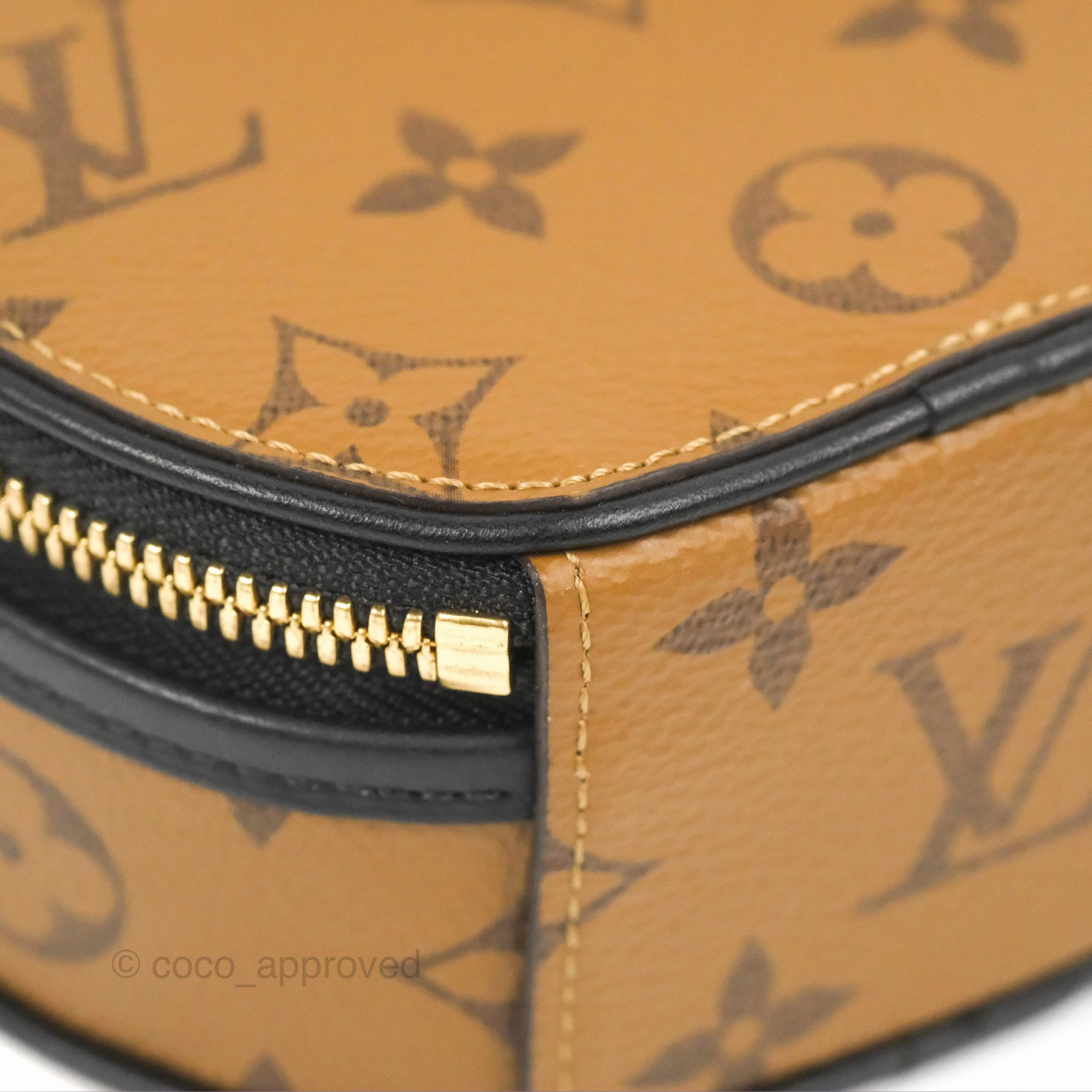 Louis Vuitton Mini Bote Chapeau Monogram Reverse Canvas Black
