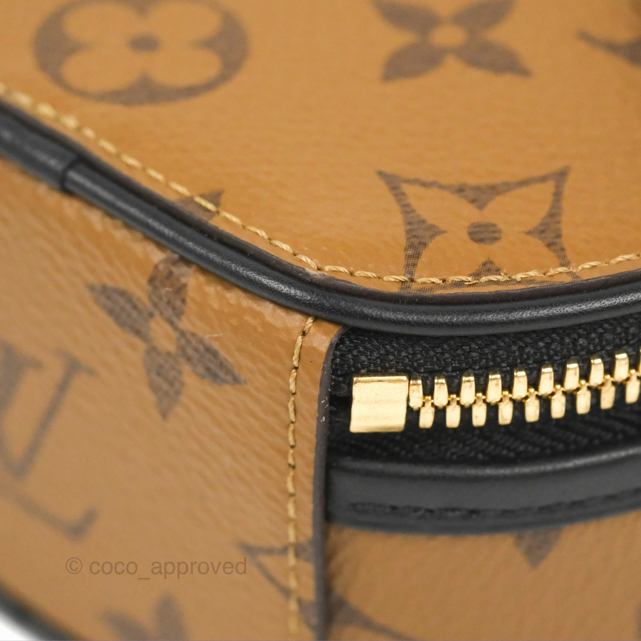 Louis Vuitton Mini Bote Chapeau Monogram Reverse Canvas Black