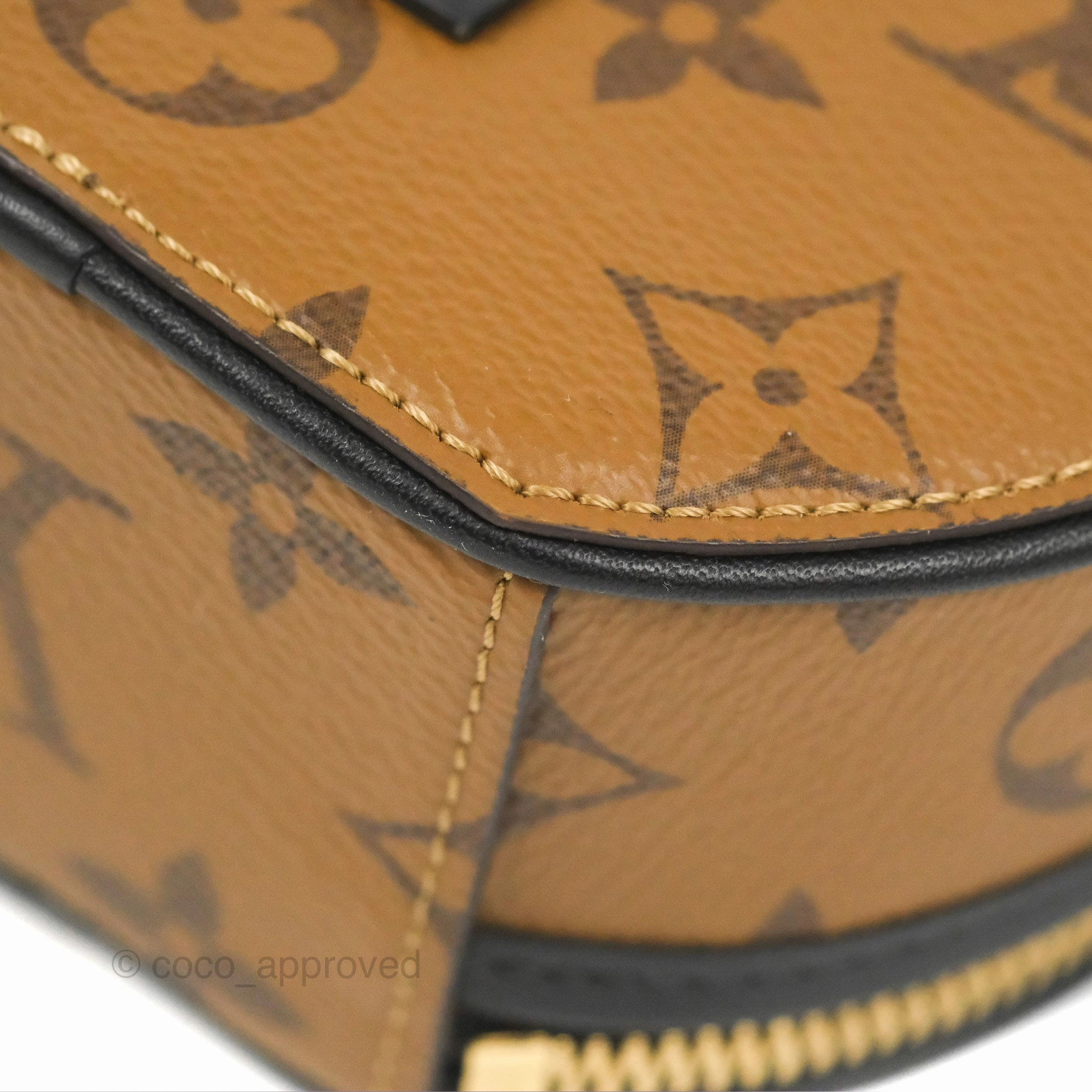 Louis Vuitton Mini Bote Chapeau Monogram Reverse Canvas Black