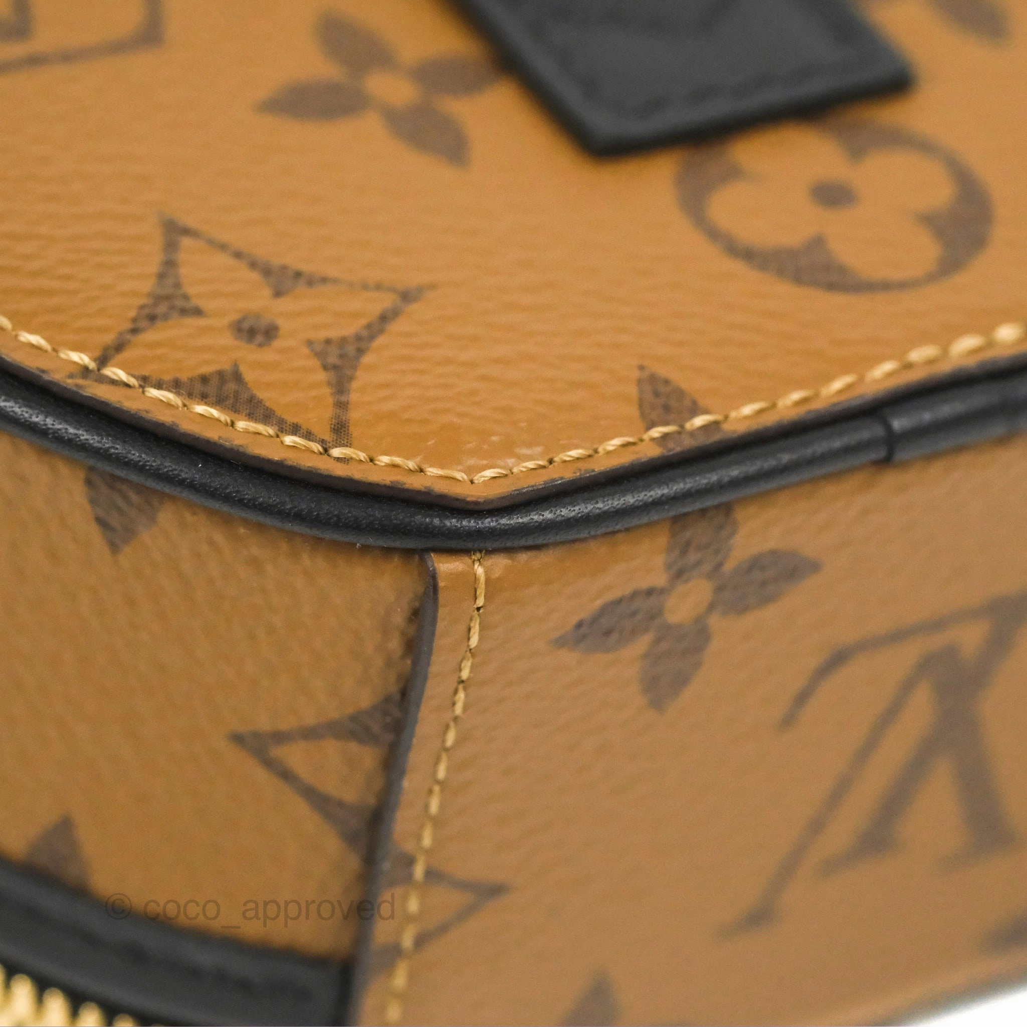 Louis Vuitton Mini Bote Chapeau Monogram Reverse Canvas Black