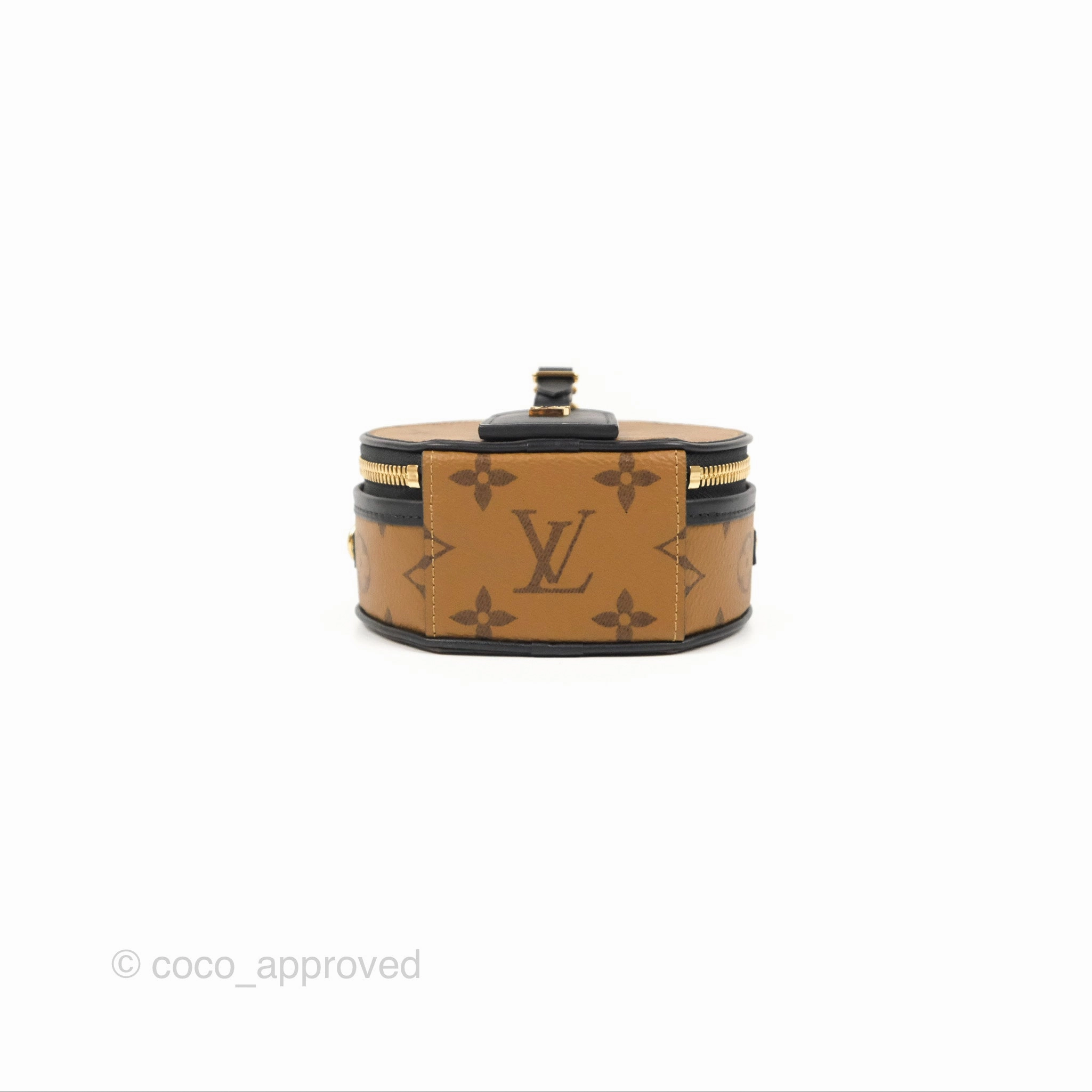 Louis Vuitton Mini Bote Chapeau Monogram Reverse Canvas Black