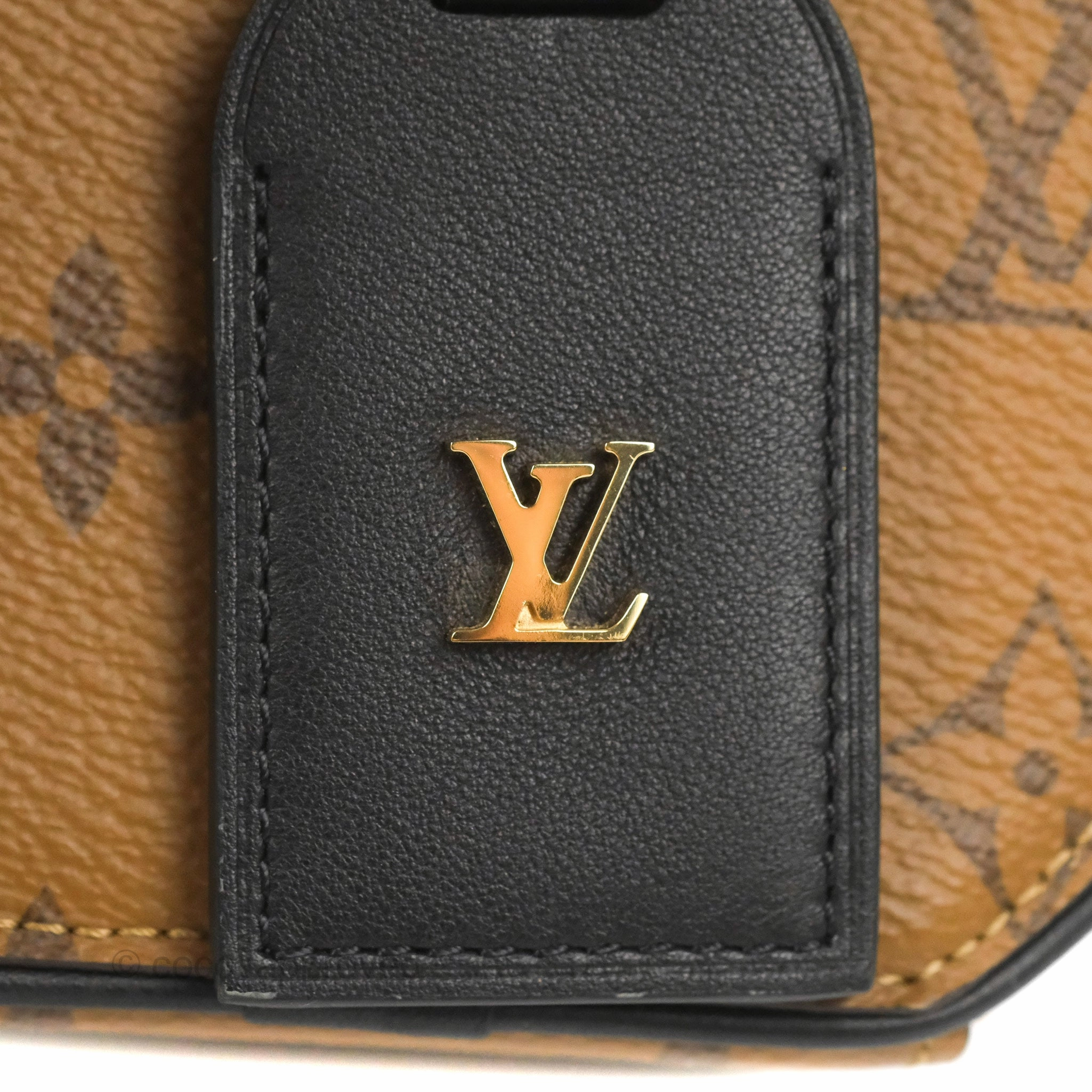 Louis Vuitton Mini Bote Chapeau Monogram Reverse Canvas Black