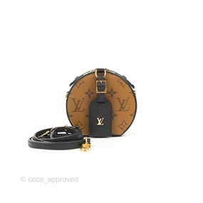 Louis Vuitton Mini Bote Chapeau Monogram Reverse Canvas Black