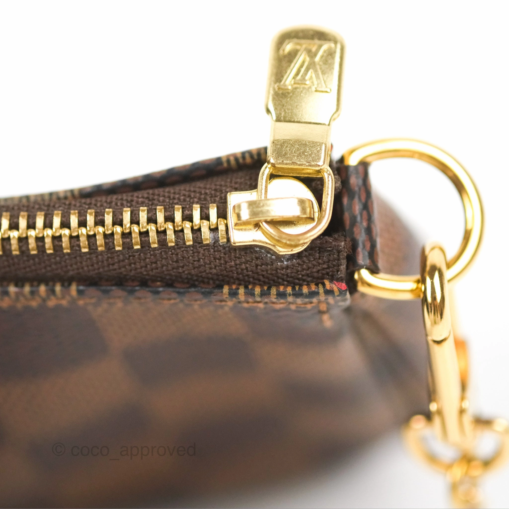 Louis Vuitton Mini Pochette Accessories Damier Ebene