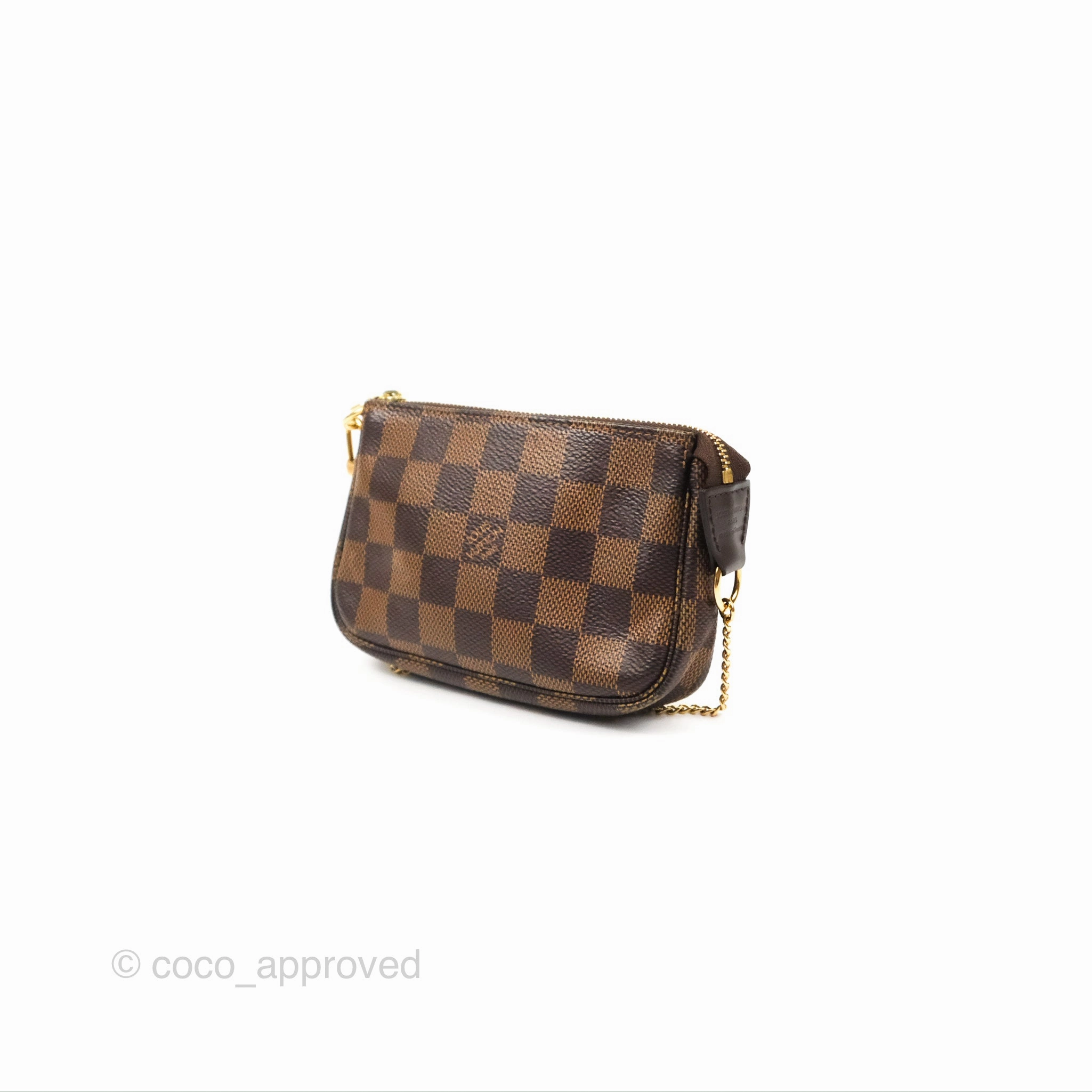 Louis Vuitton Mini Pochette Accessories Damier Ebene