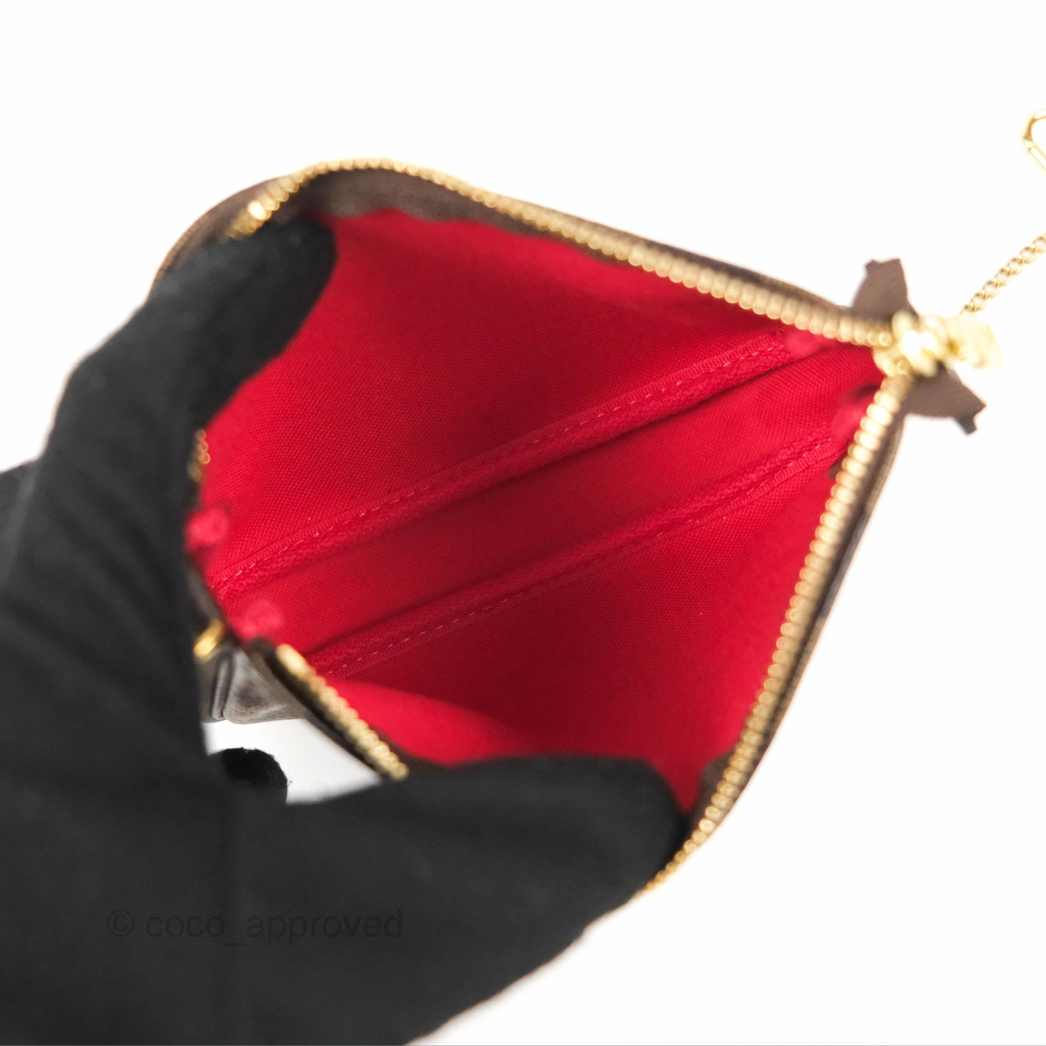 Louis Vuitton Mini Pochette Accessories Damier Ebene