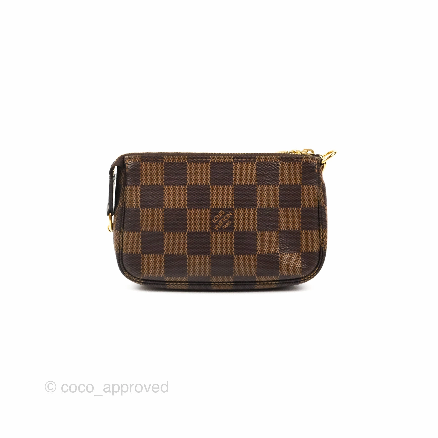 Louis Vuitton Mini Pochette Accessories Damier Ebene